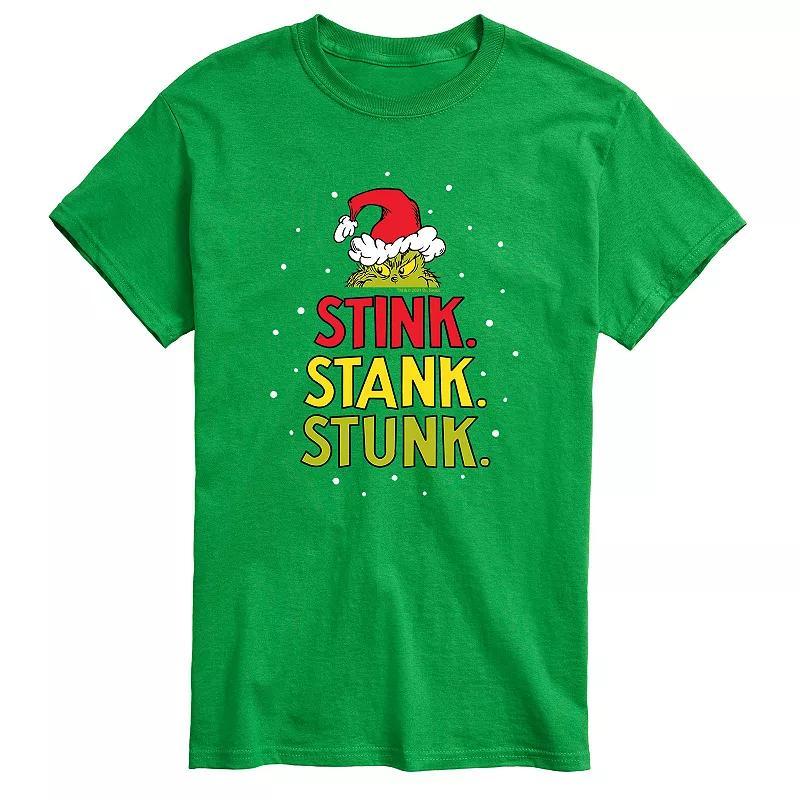 Men's Dr. Seuss The Grinch "Stink Stank Stunk" Tee,  Product Image