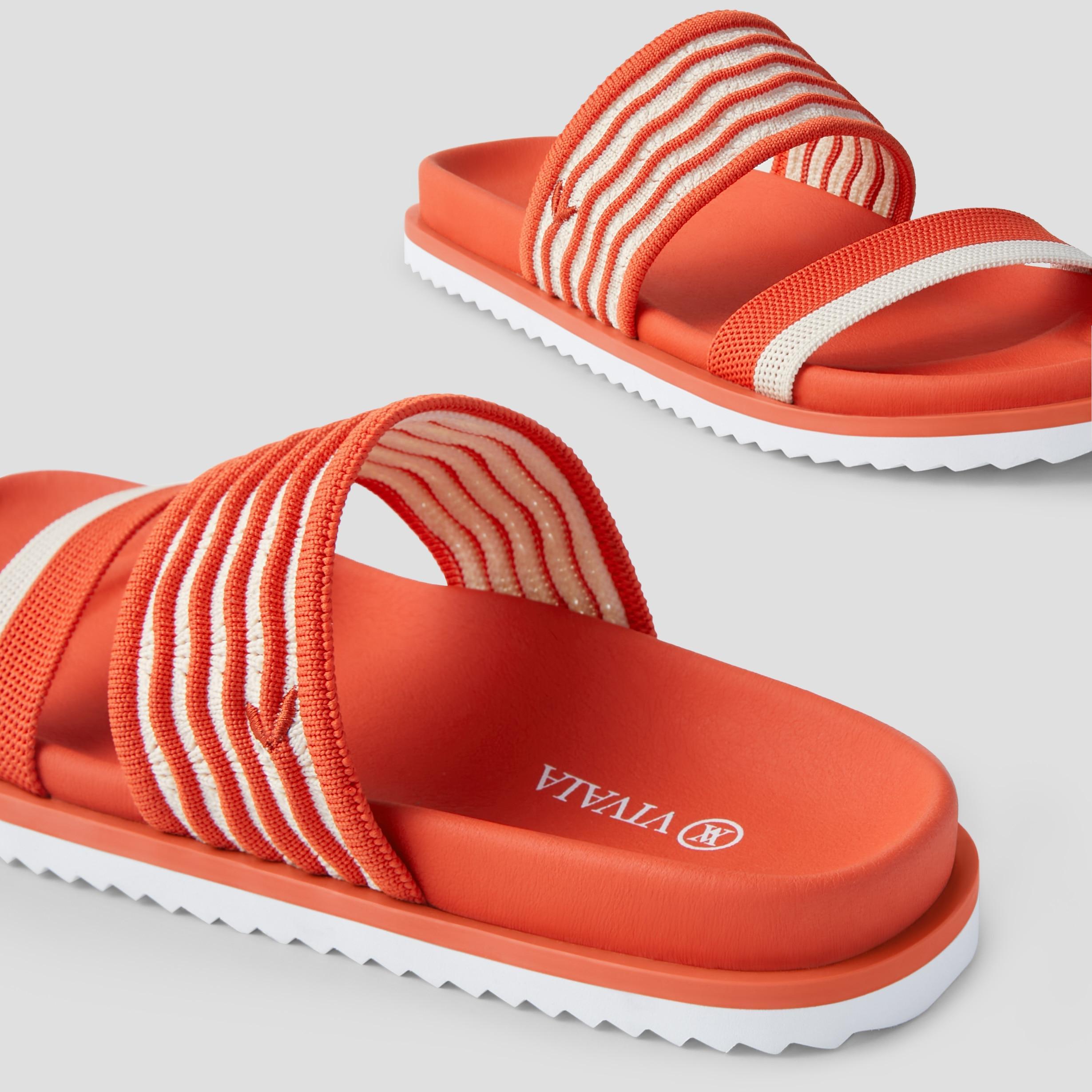 Double Straps Slide Sandals (Naina) Product Image