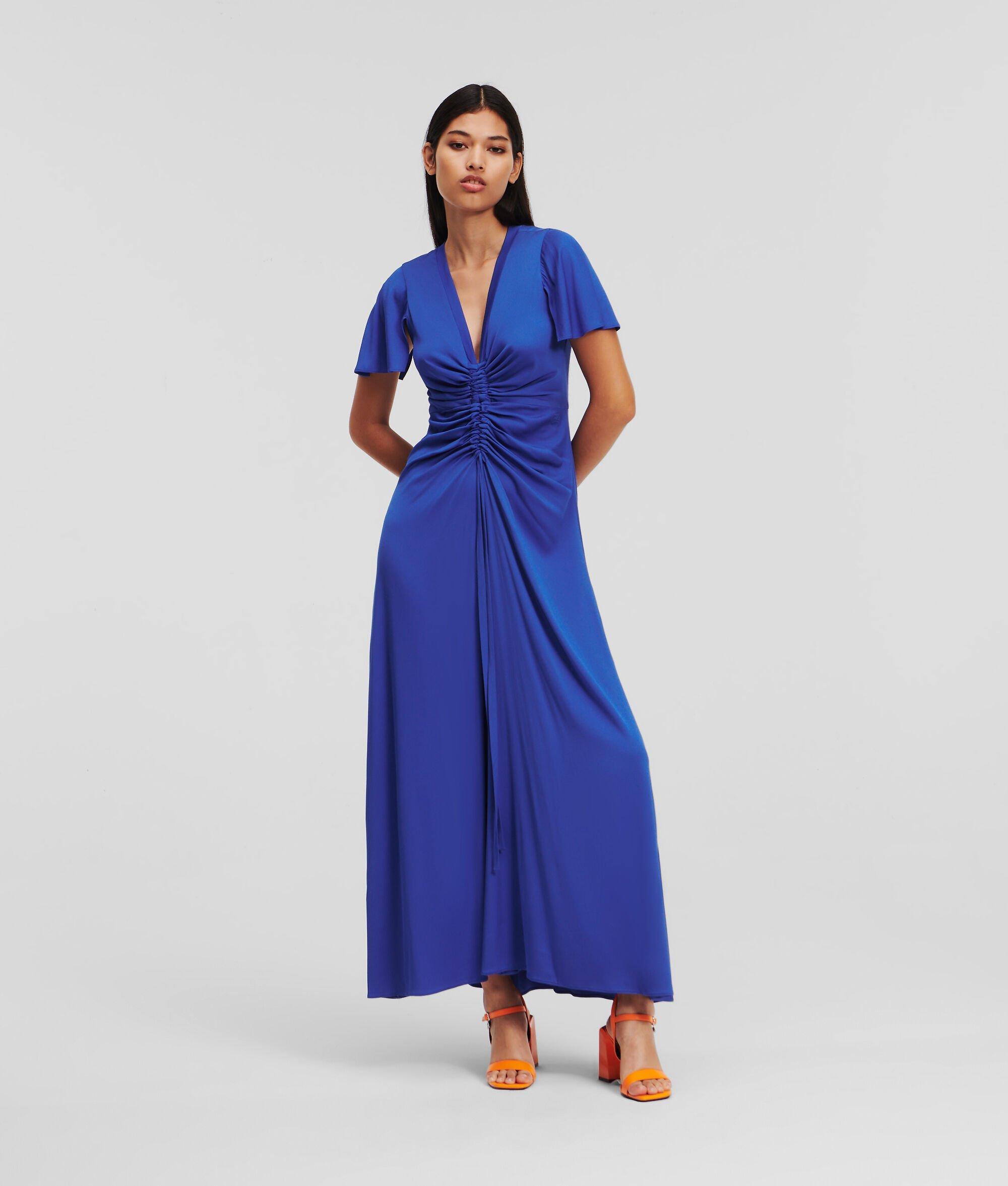 ROUCHED MAXI DRESS Product Image