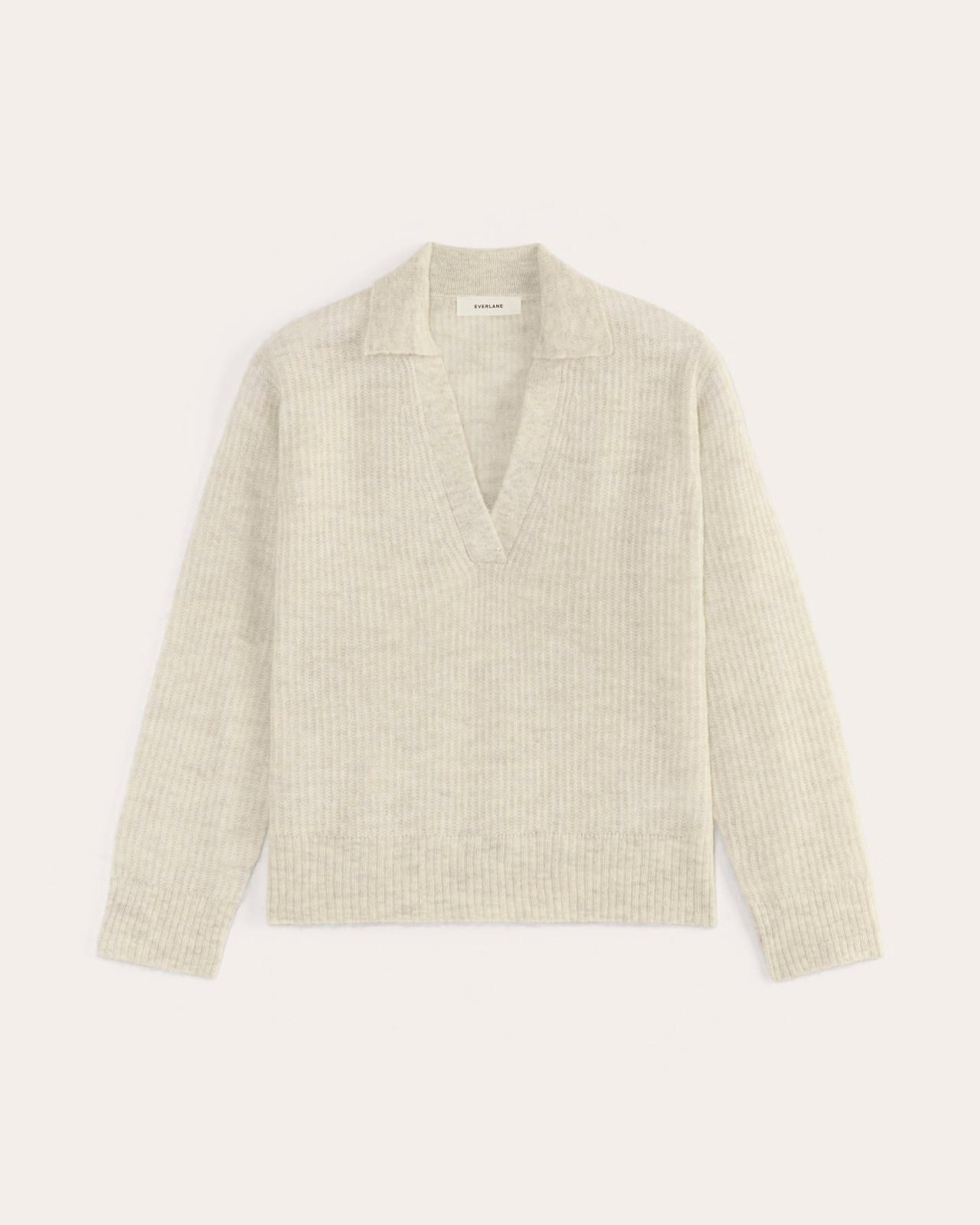 The Oversized Polo in Alpaca Product Image