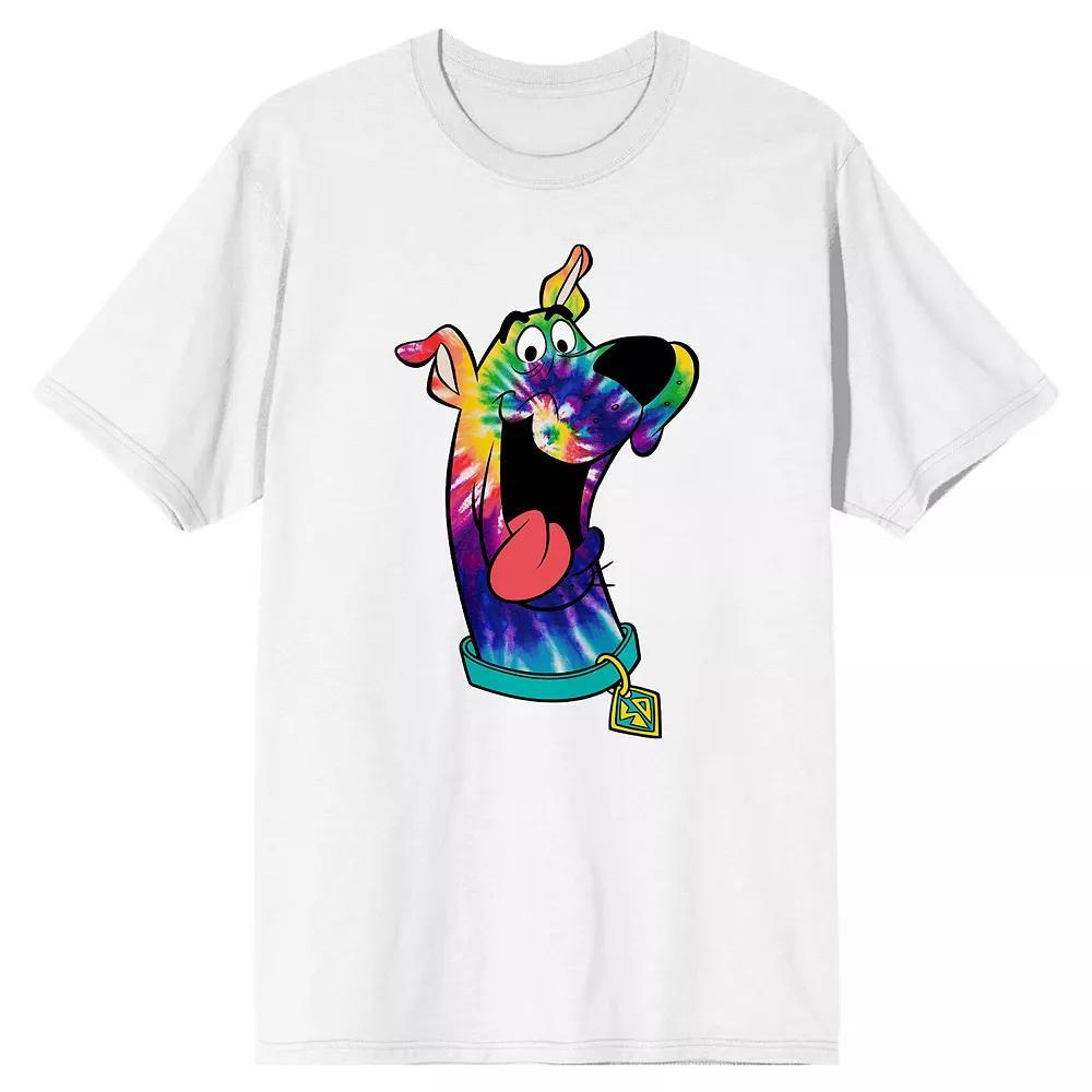 Men's Scooby Doo Tie-Dye Print Graphic Tee,  Product Image