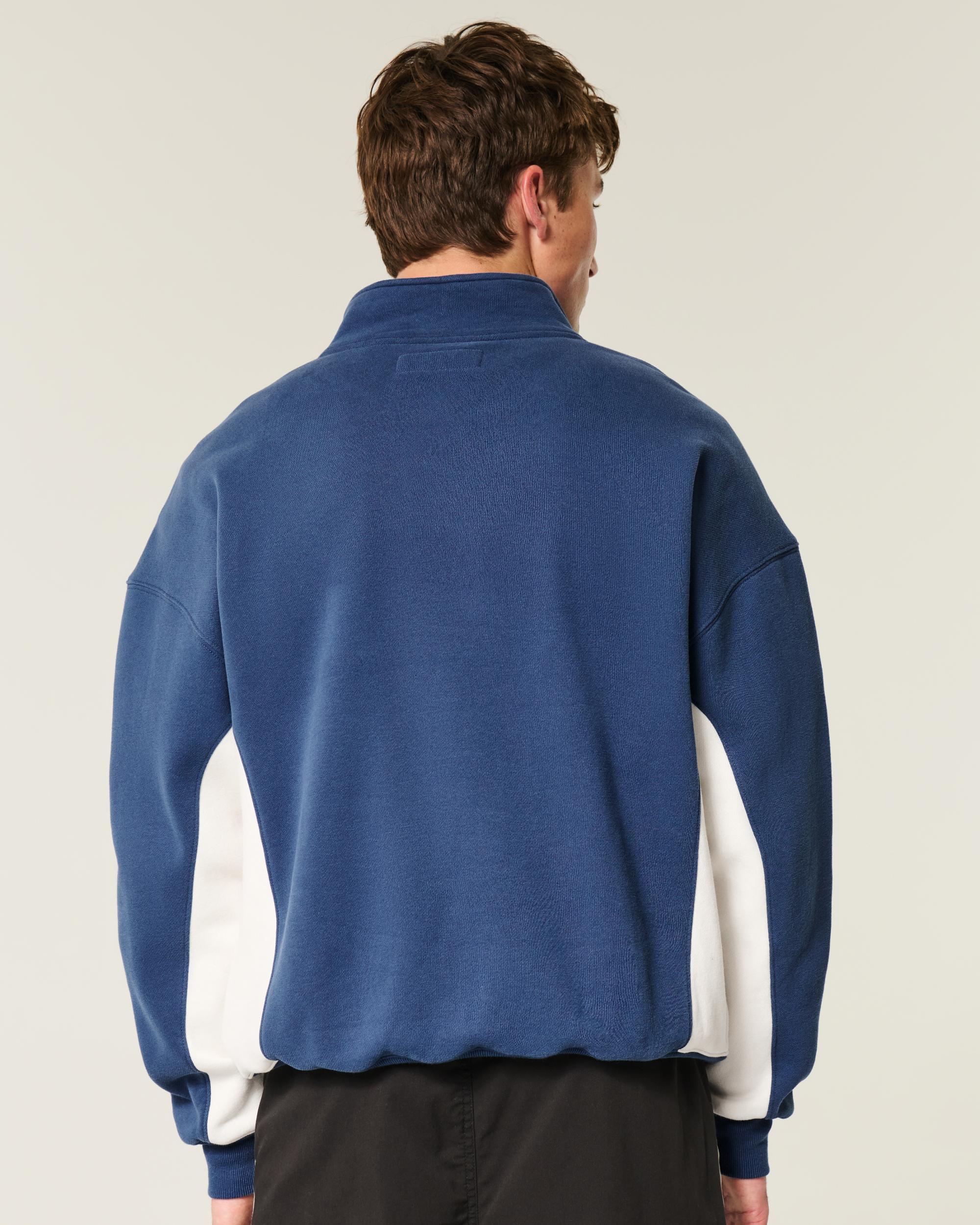 Boxy Logo Quarter-Zip Sweatshirt Product Image