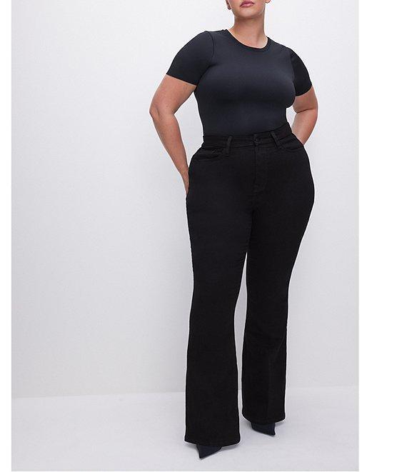 Good American Plus Size Good Legs Flare Denim Never Fade Jeans Product Image