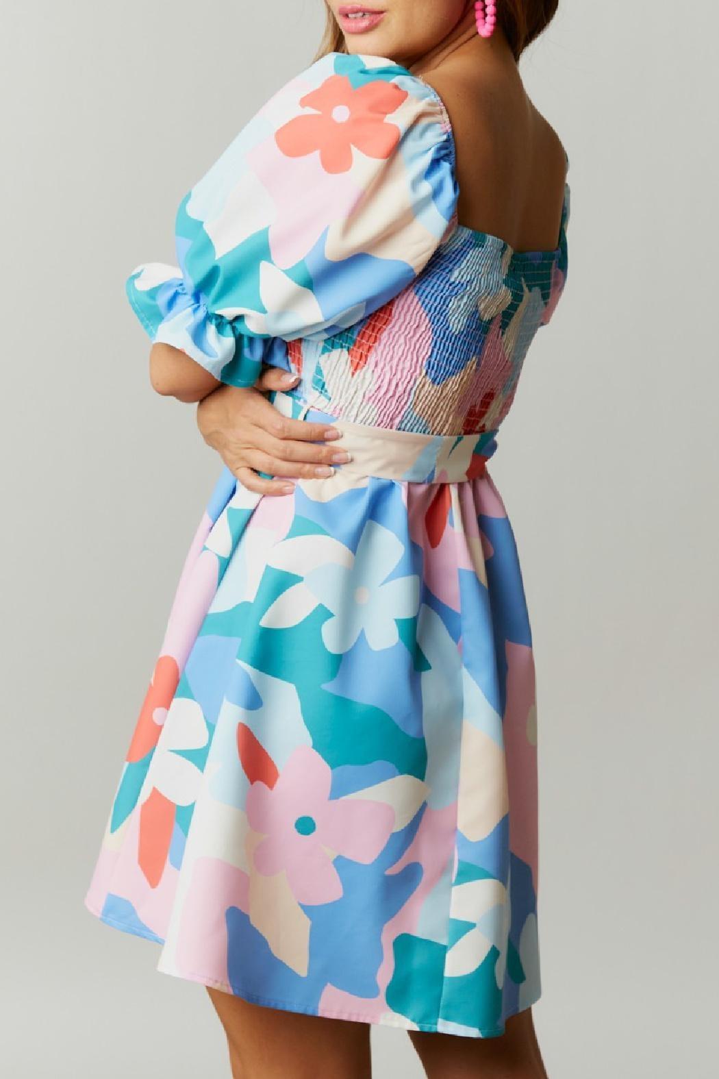 Smocked Floral Dress Product Image