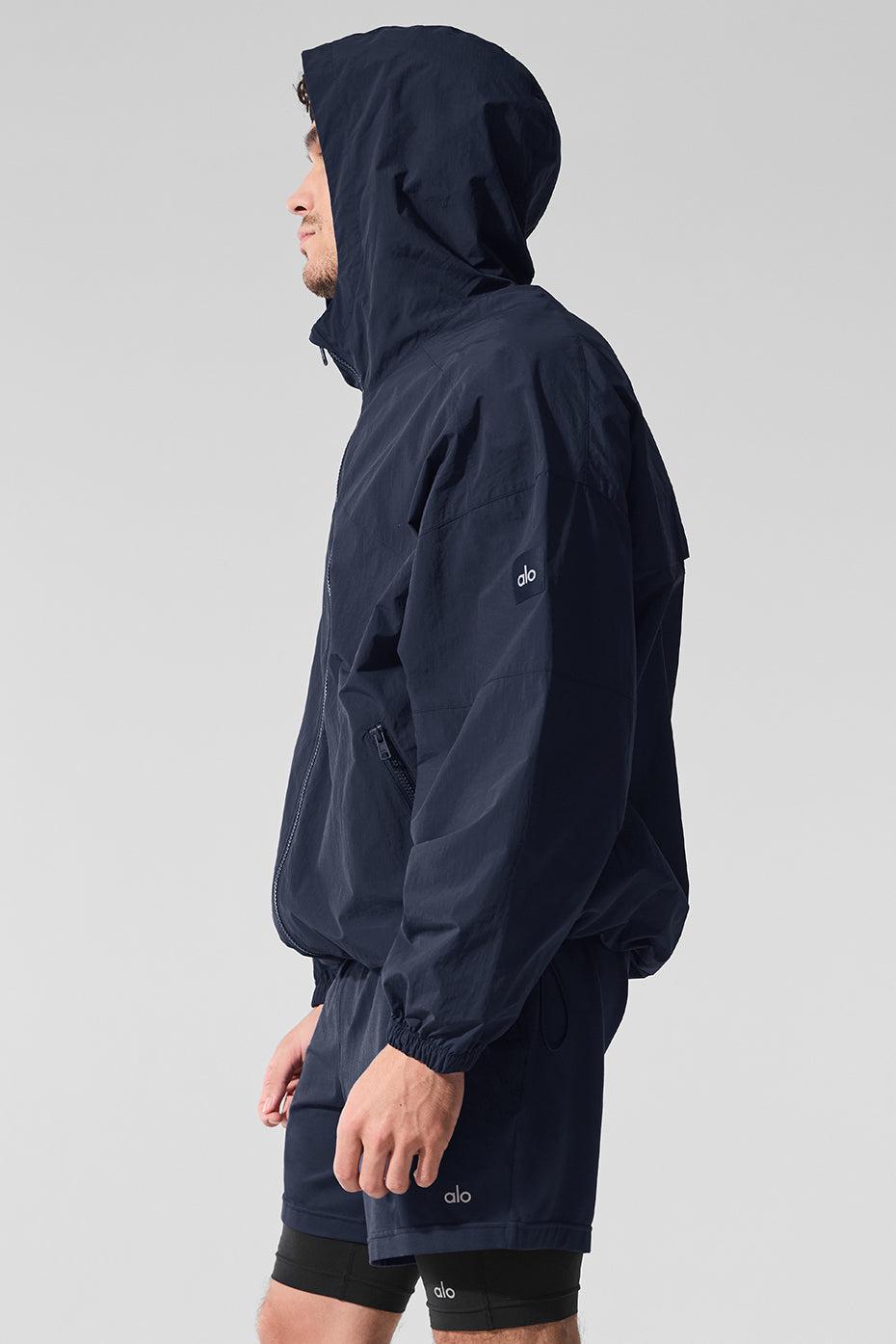 Vantage Nylon Ripstop Track Jacket - Navy Male Product Image