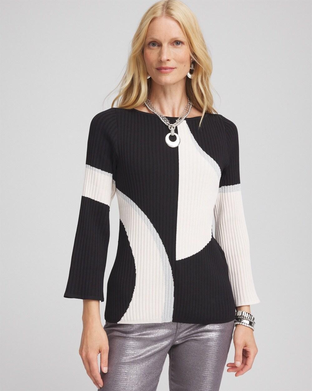 Abstract Pullover Sweater Product Image