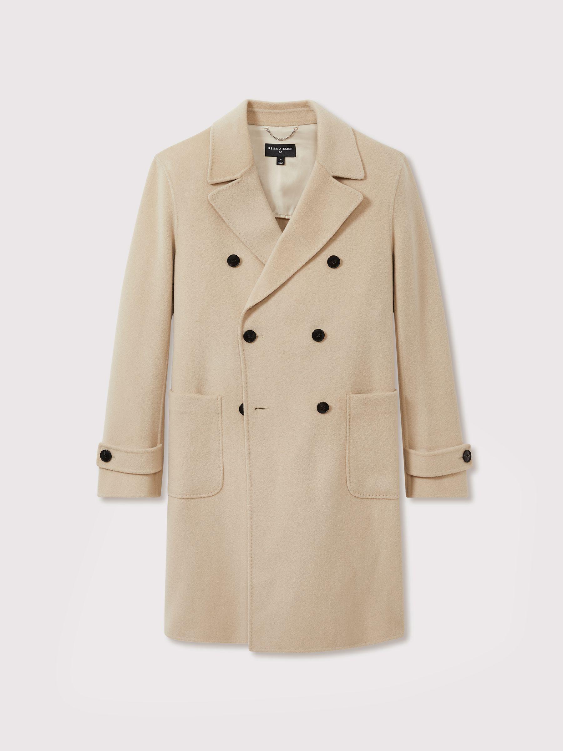 Atelier Wool-Cashmere Double-Breasted Coat in Camel Product Image
