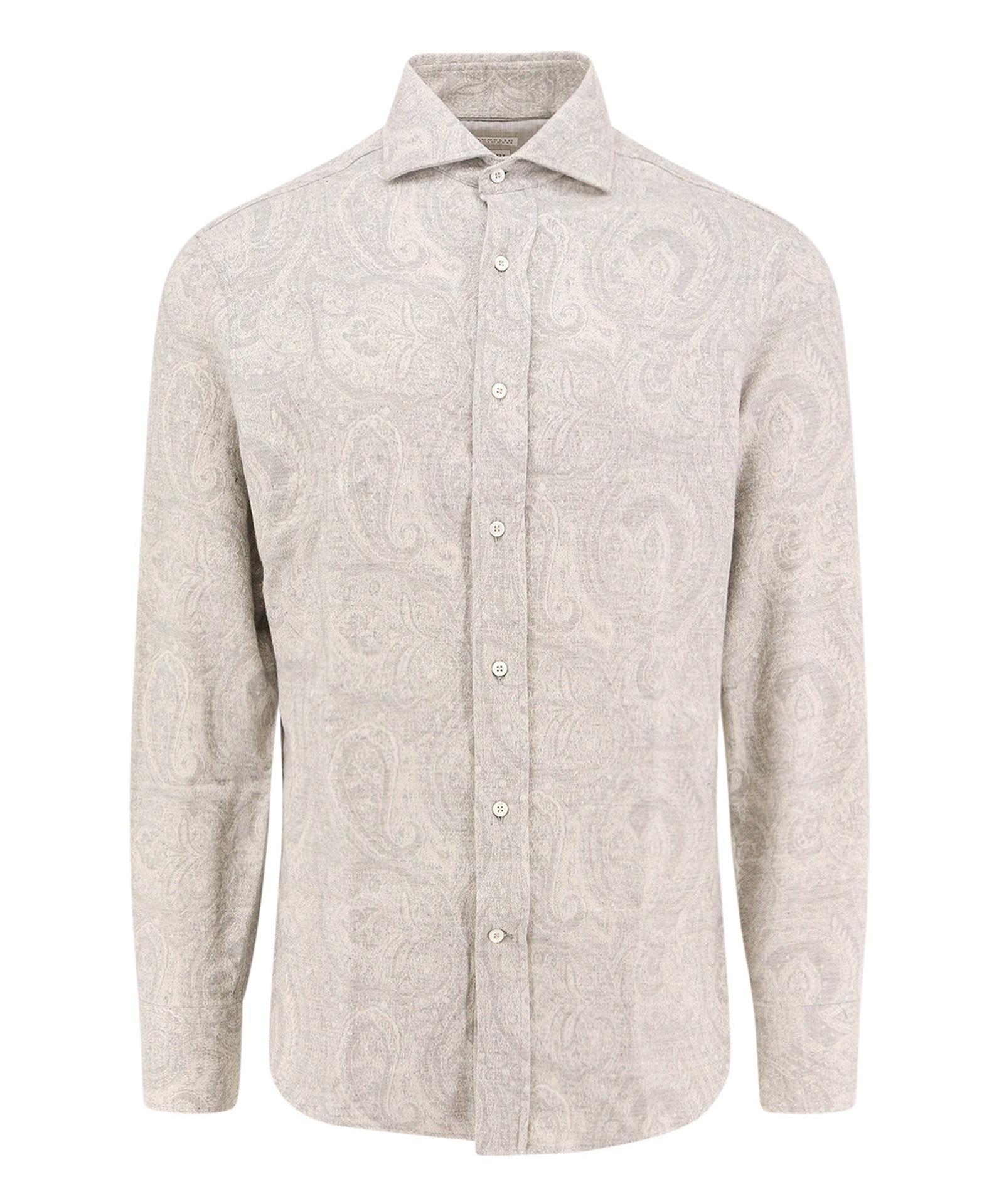 BRUNELLO CUCINELLI Shirt In White Product Image