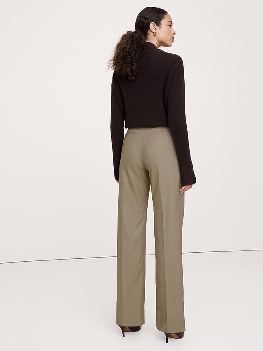 High-Rise Modern Straight Refined Pant Product Image