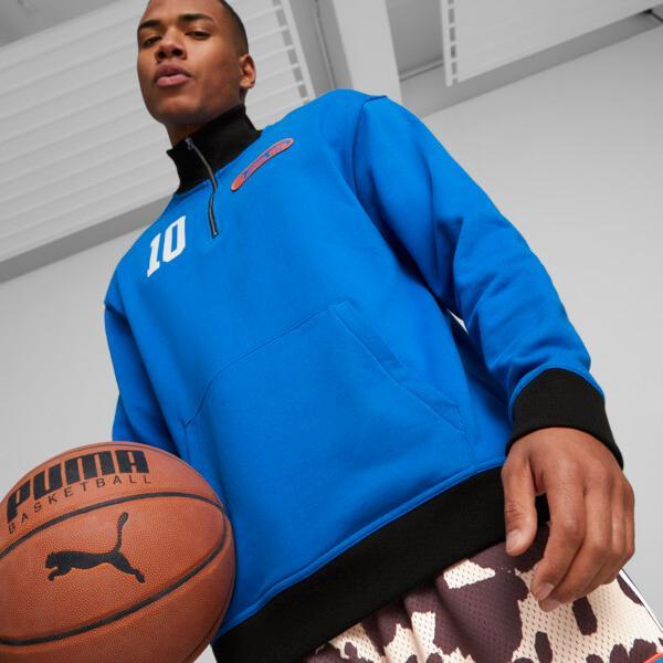 PUMA Clydes Closet Mens Basketball Pullover Product Image