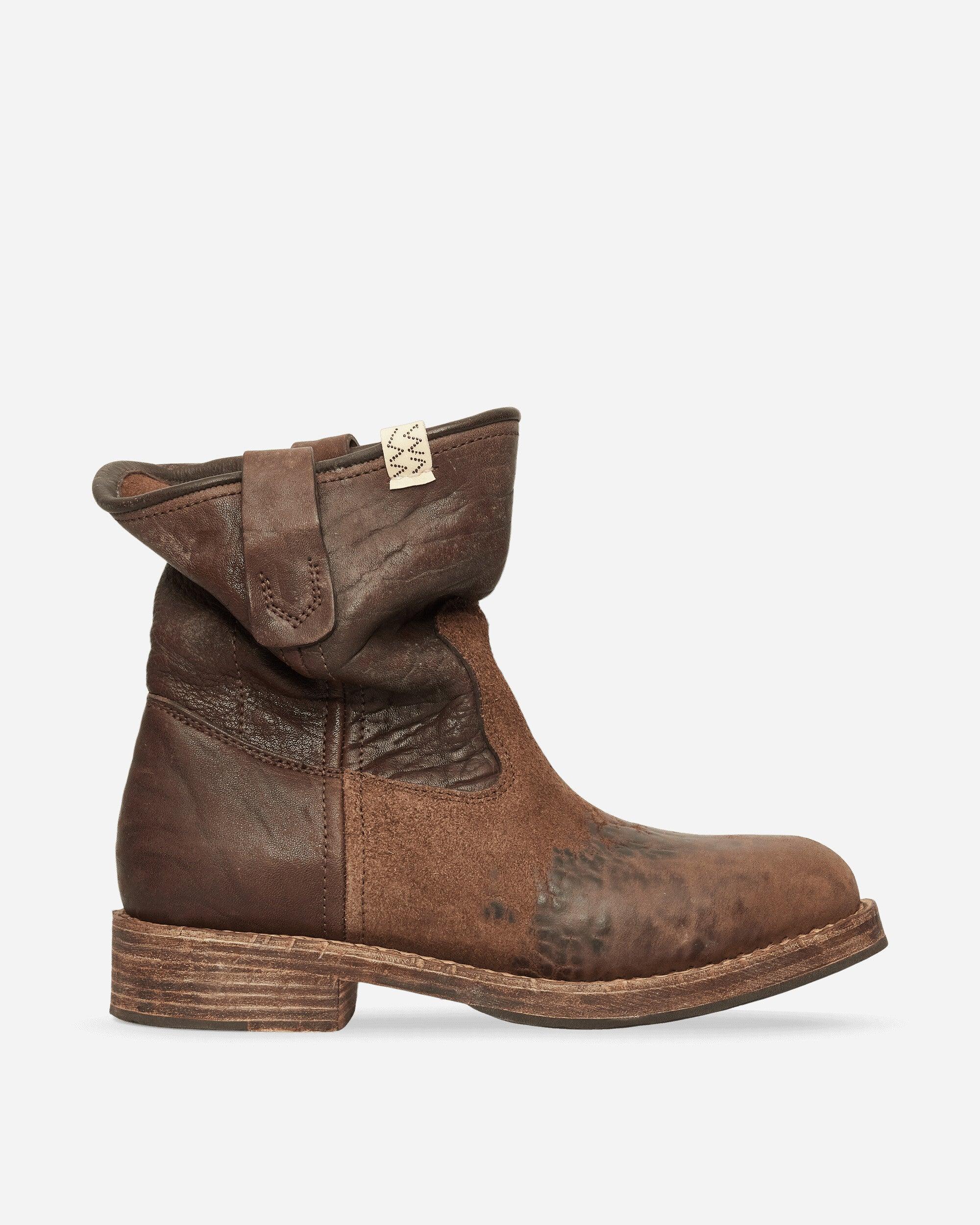 VISVIM Wabanaki Boots-folk Dark In Brown Product Image