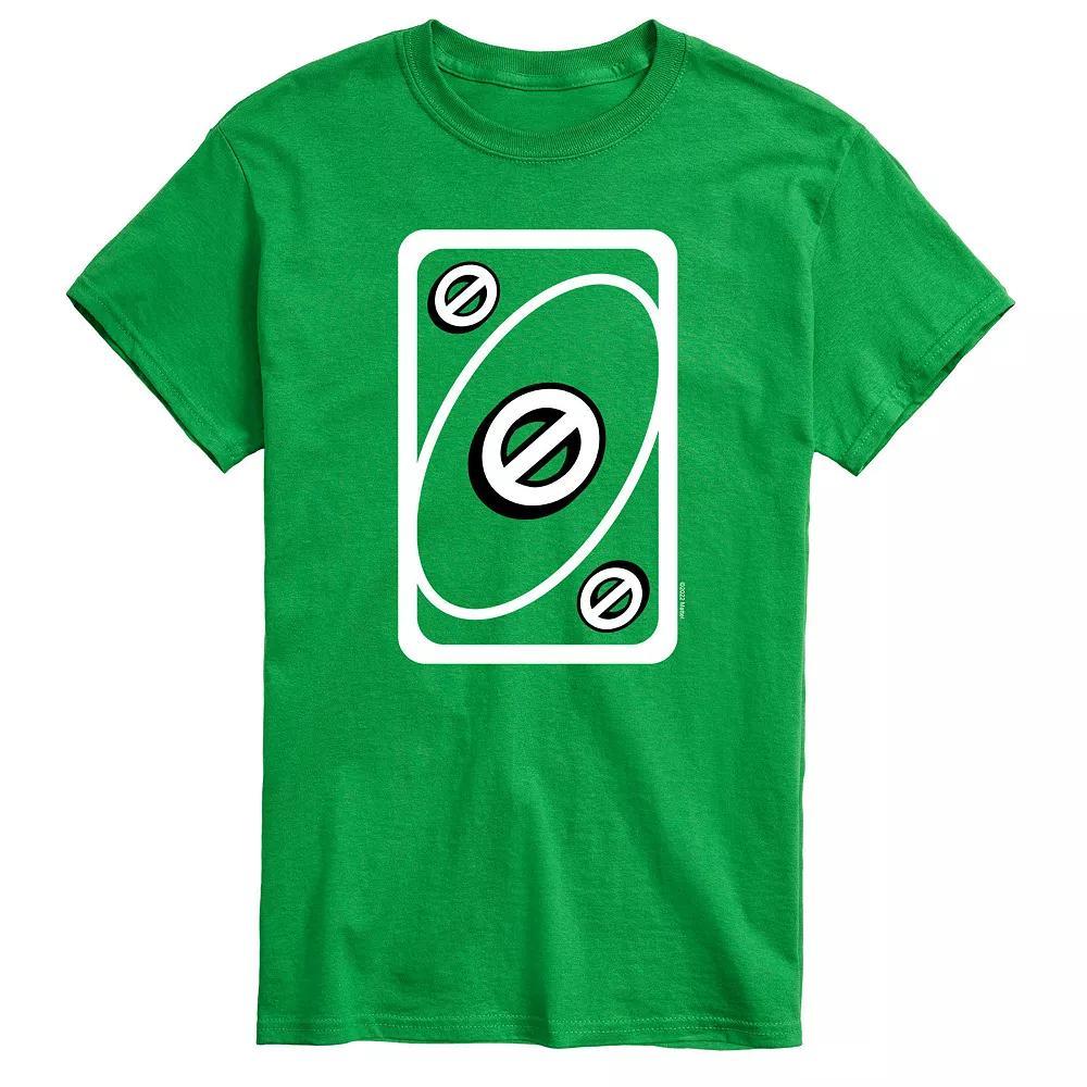 Men's Mattel UNO Green Skip Card Tee,  Product Image