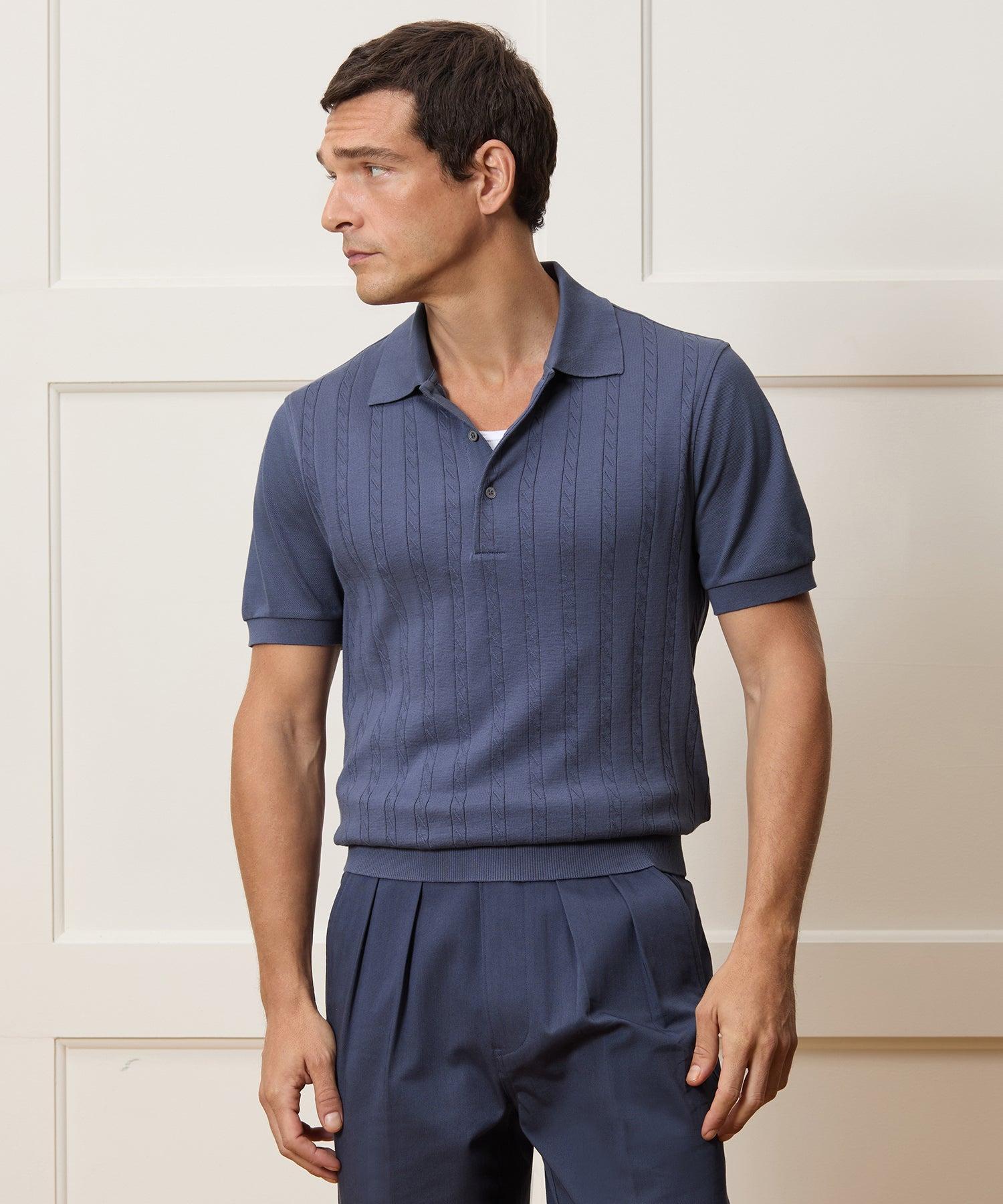 Cotton Cable Polo Product Image