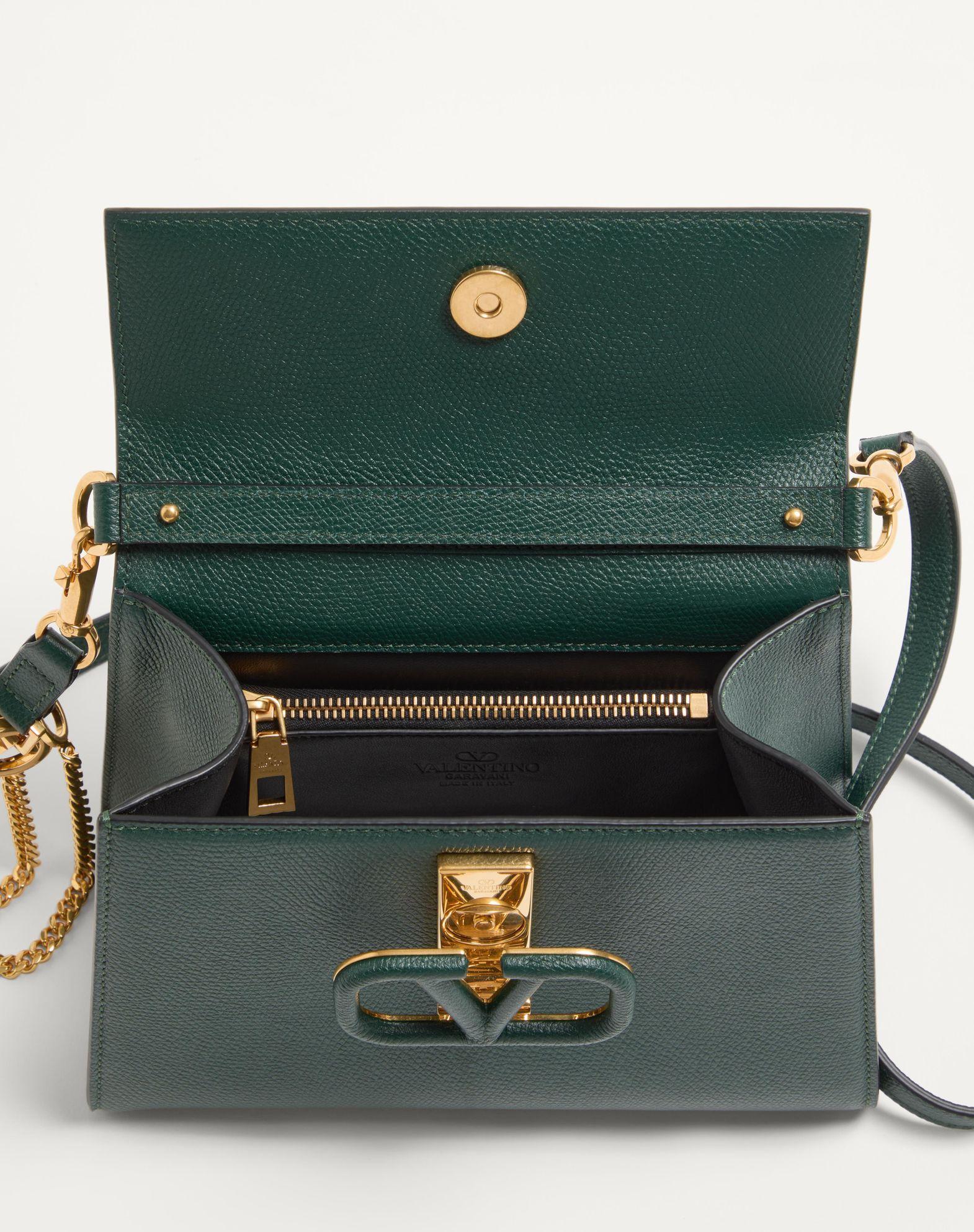 Small Vsling Grainy Calfskin Handbag Product Image