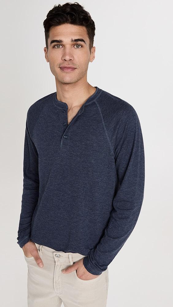 Faherty Cloud Long Sleeve Henley | Shopbop Product Image