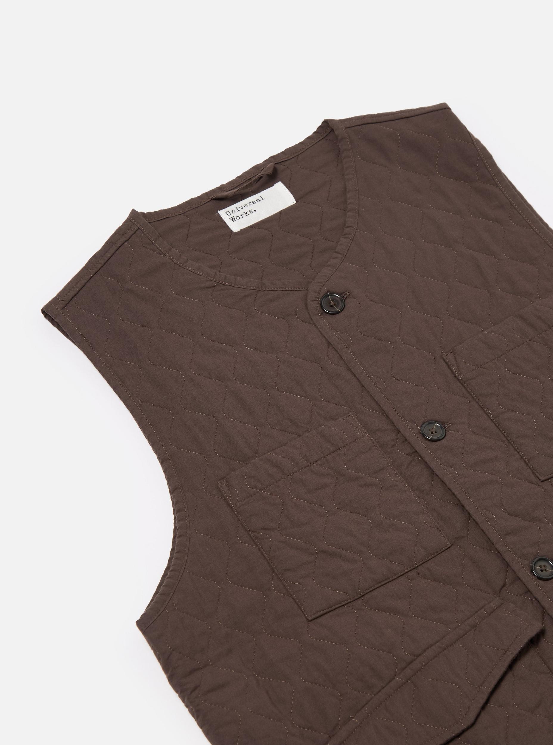 Brown Quilt Cotton Gower Jacket Product Image