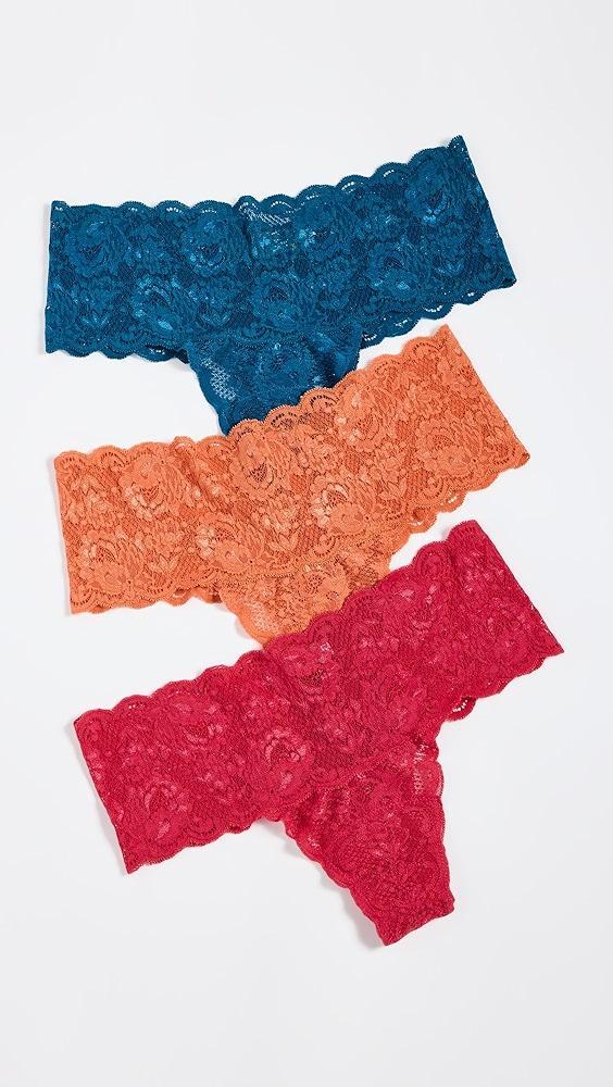 Cosabella Never Say Never Comfie Thong 3 Pack | Shopbop Product Image