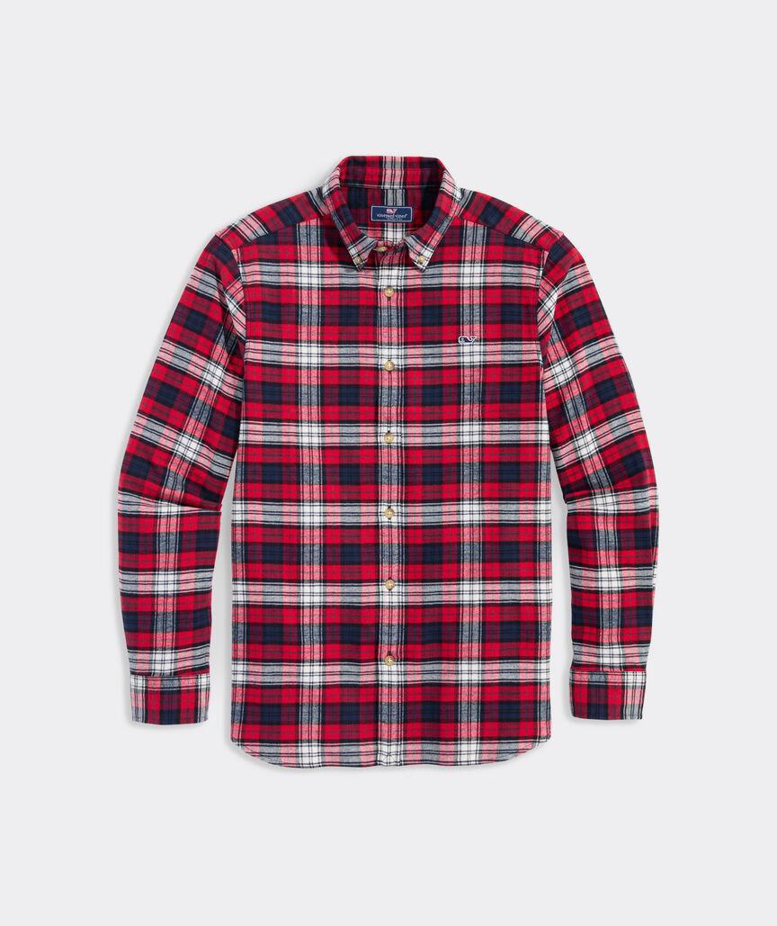 Vineyard Flannel Plaid Shirt Product Image