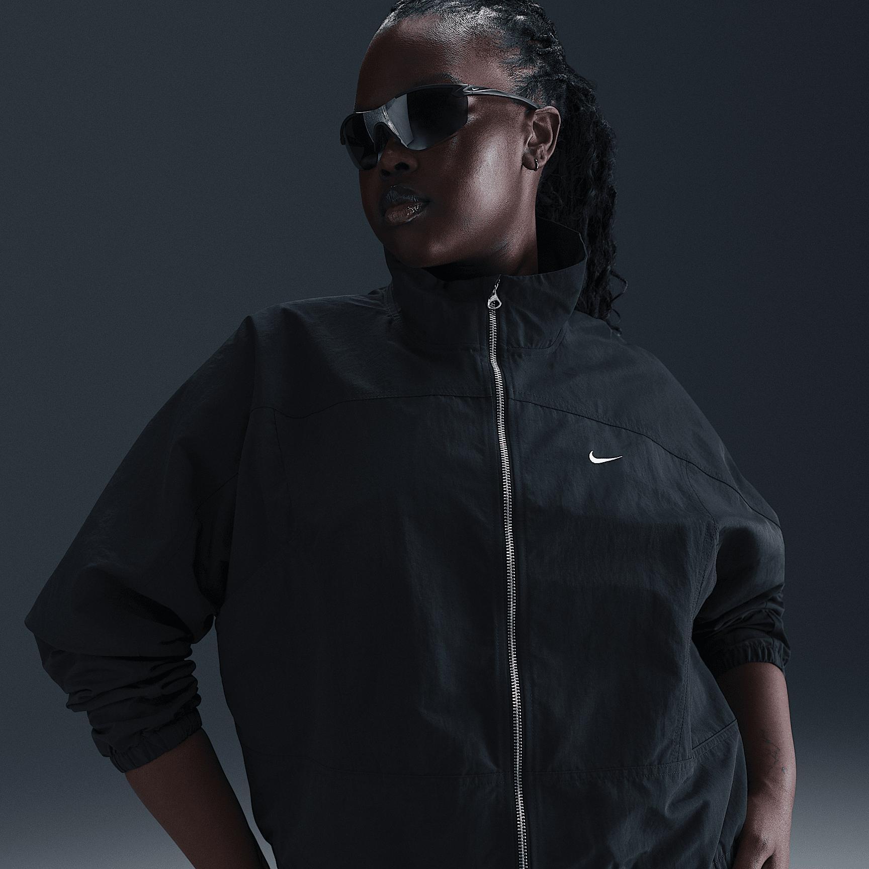 Womens Nike Sportswear Everything Wovens Oversized Repel UV Protection Jacket (Plus Size) | HJ1001-010 Product Image