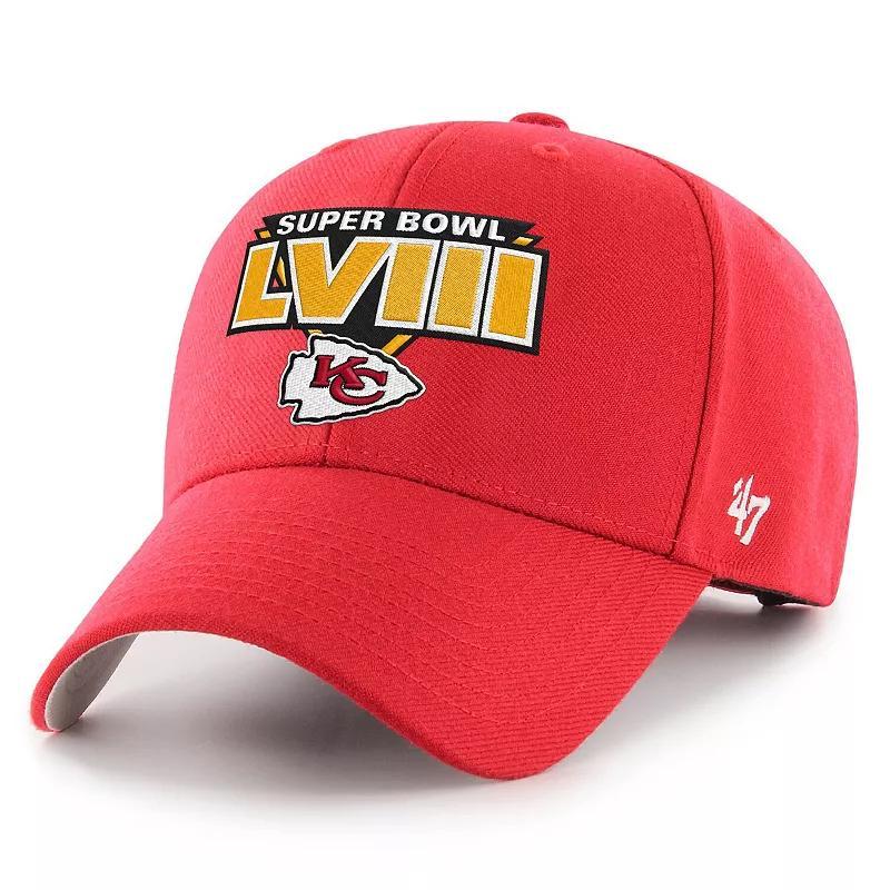 Mens 47 Kansas City Chiefs Super Bowl LVIII MVP Adjustable Hat Product Image