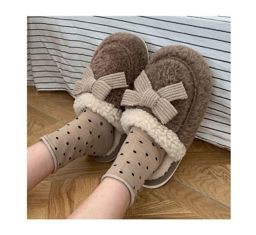 Couple Matching Fleece Home Slippers Product Image