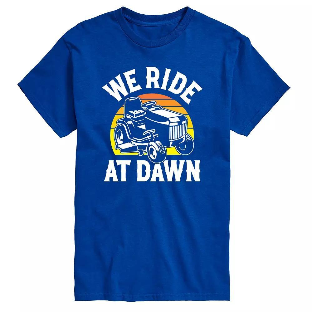 Big & Tall We Ride At Dawn Mower Graphic Tee, Men's,  Product Image