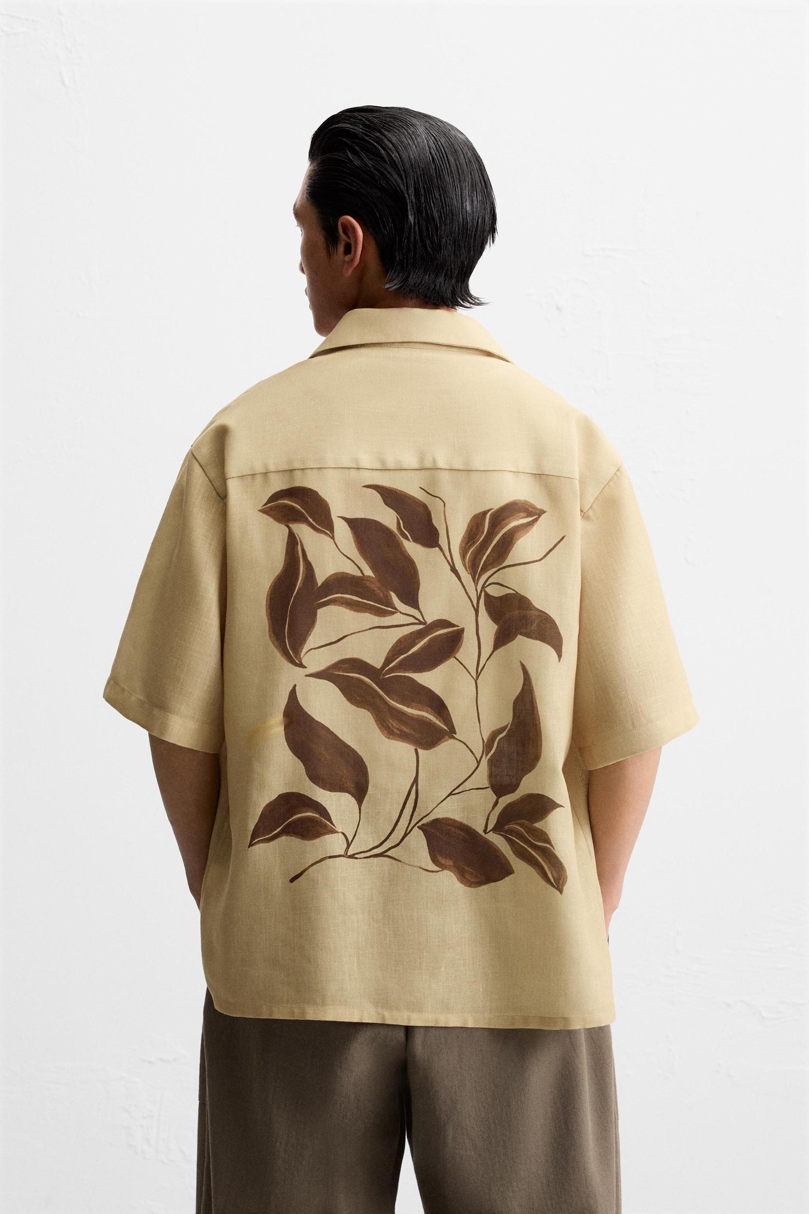 CONTRAST PRINT SHIRT Product Image