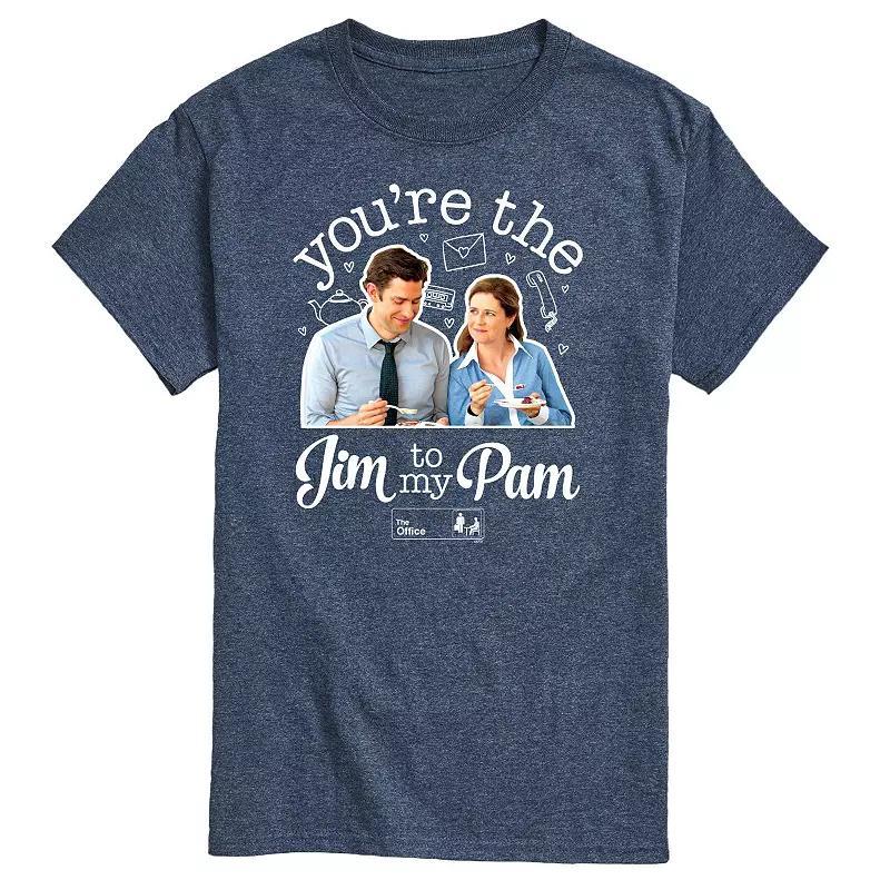 Men's The Office Jim To My Pam Tee, Size: Medium, Red Product Image