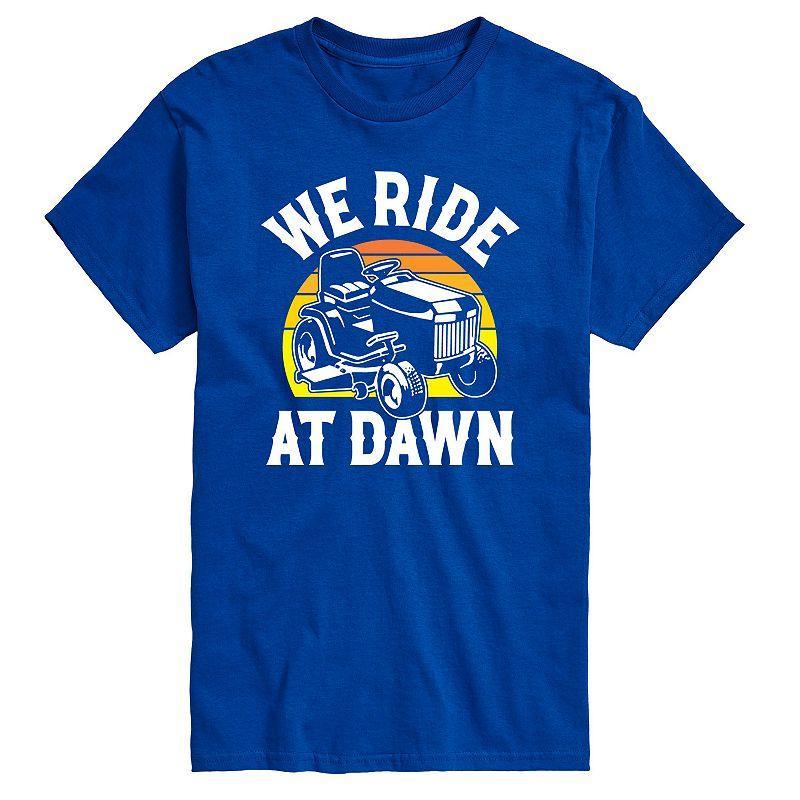 Big & Tall We Ride At Dawn Mower Graphic Tee, Men's,  Product Image