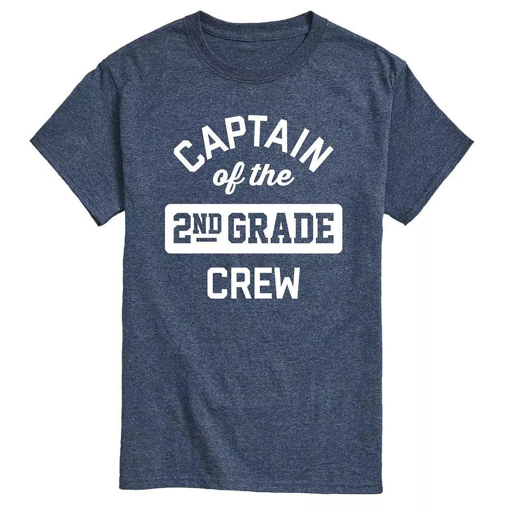 Men's Captain of 2nd Grade Crew Tee,  Product Image