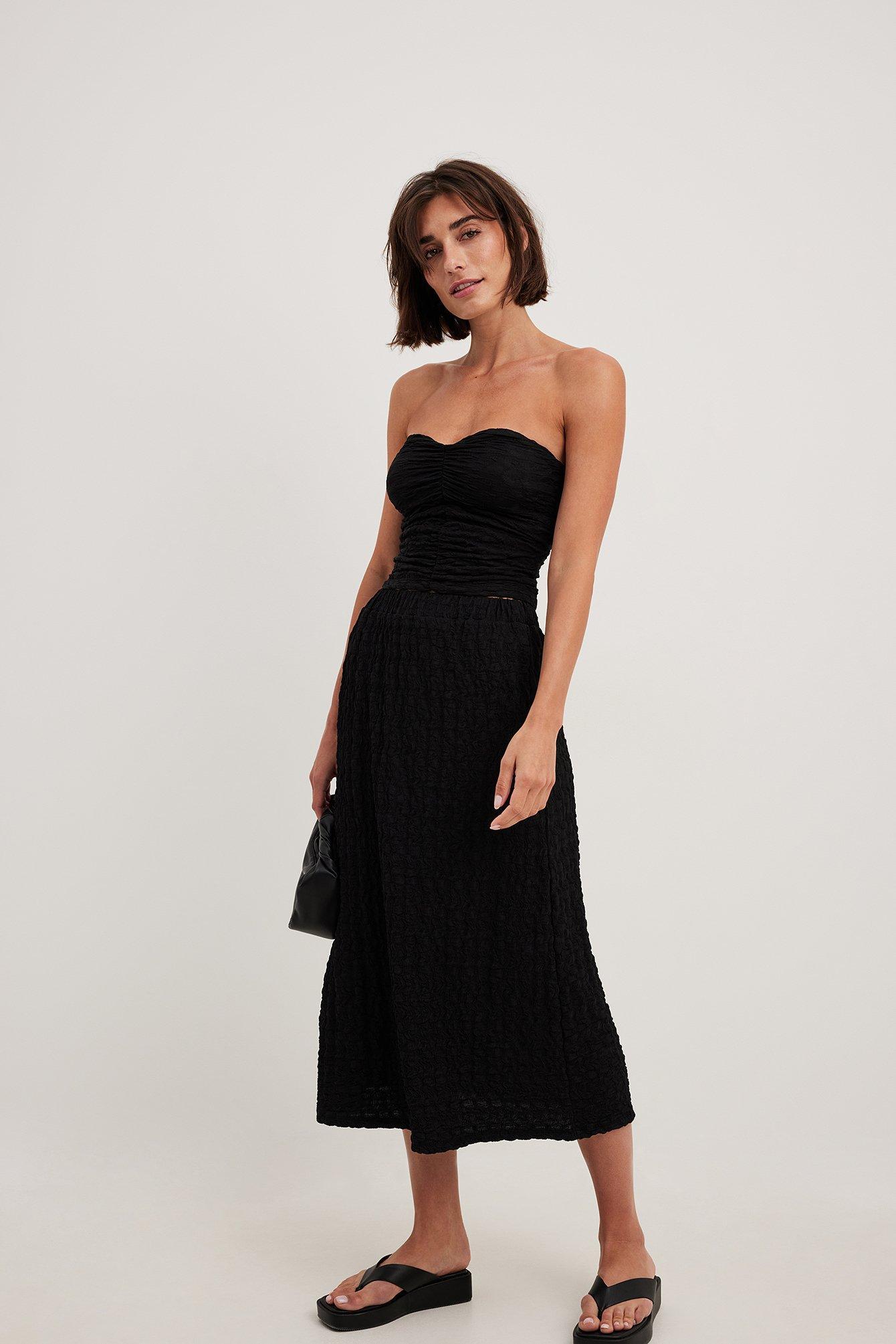 Structured A-line Midi Skirt Product Image