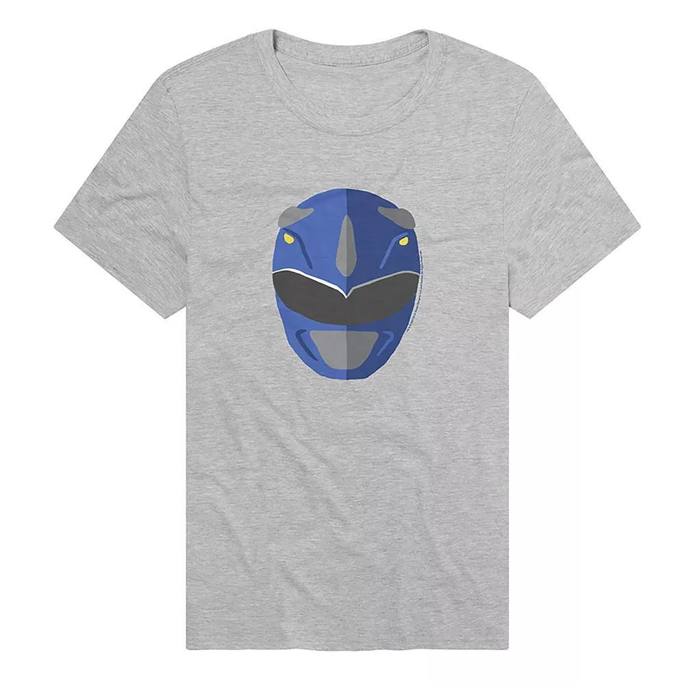 Men's Power Rangers Billy Cranston Graphic Tee, Size: Large, Athletic Grey Product Image