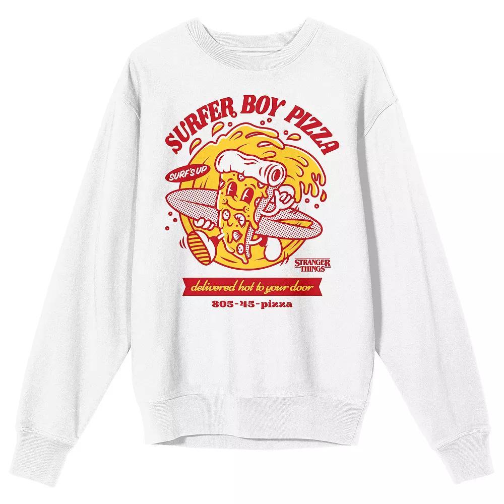 Men's Stranger Things Surfer Boy Long Sleeve Graphic Tee, Size: Small, Black Product Image