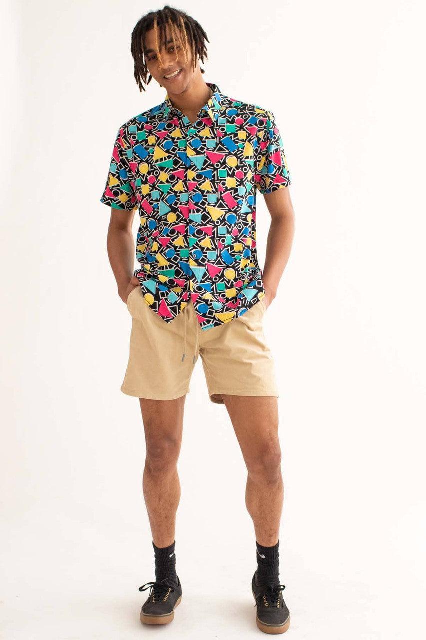 Pale Khaki Corduroy Shorts Product Image