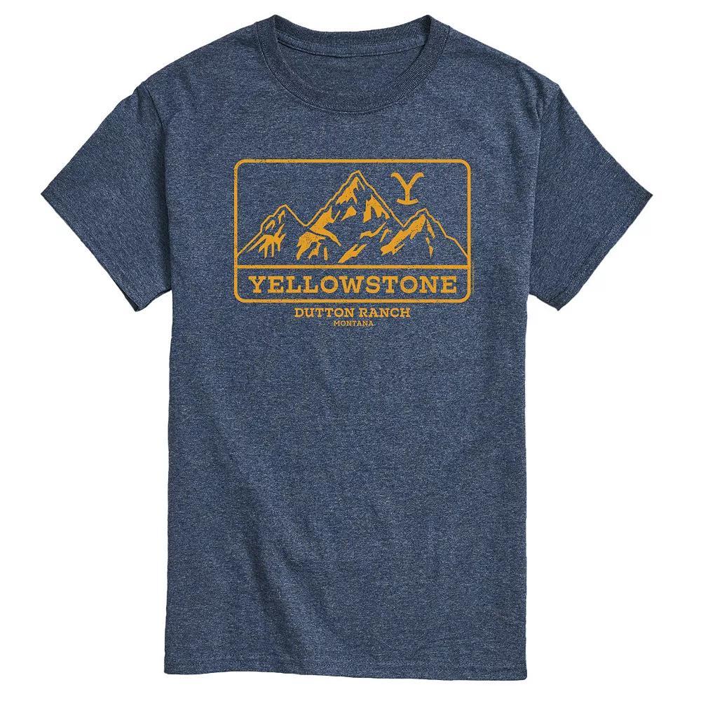 Men's Yellowstone Outdoor Scene Tee, Size: Small, Blue Product Image