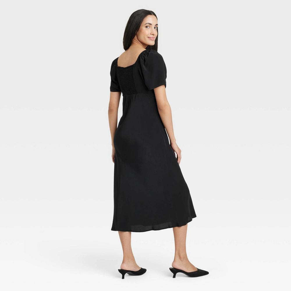 Womens Midi Sundress - A New Day Black M Product Image