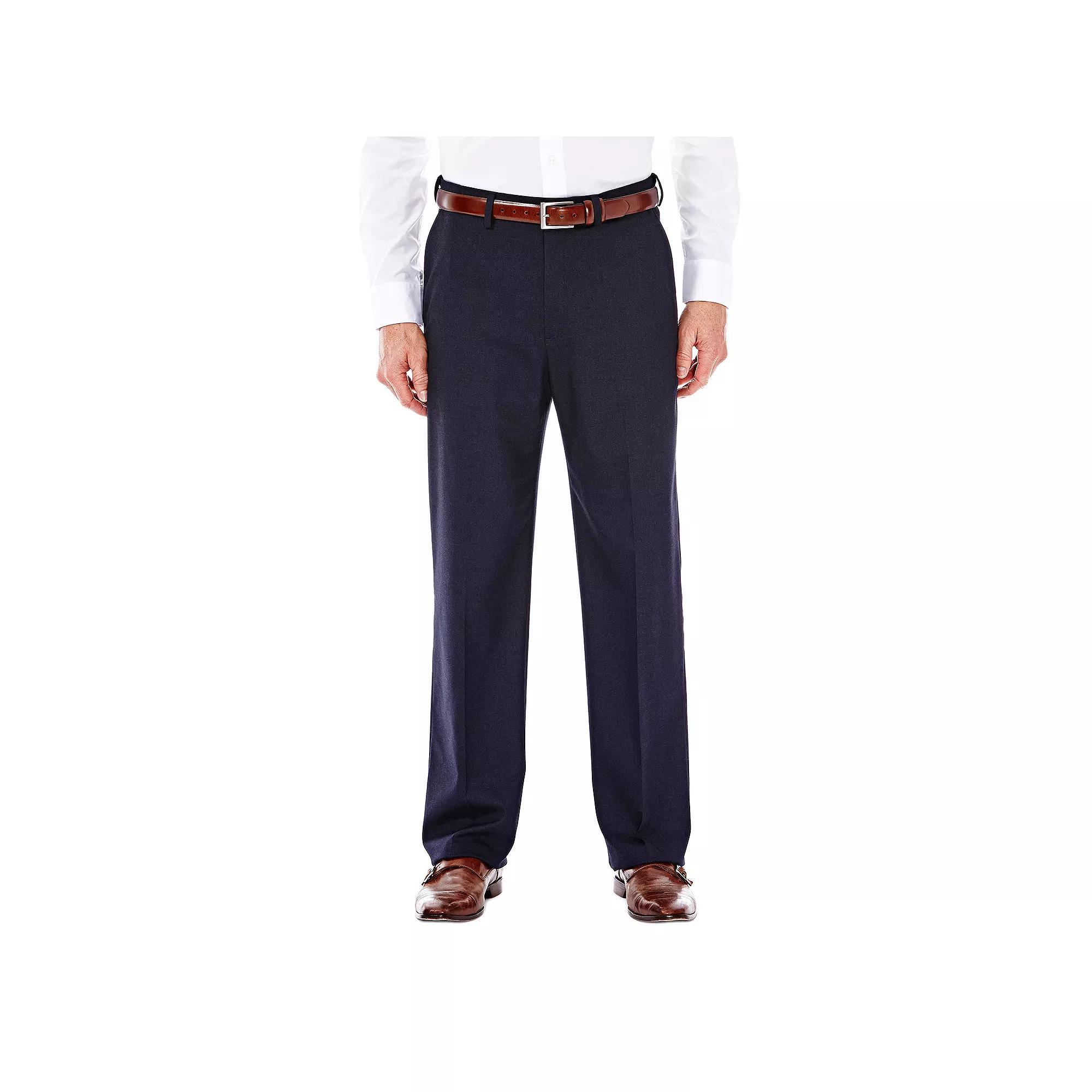 Men's Haggar® Premium Classic-Fit Flat-Front Stretch Suit Pants,  Product Image