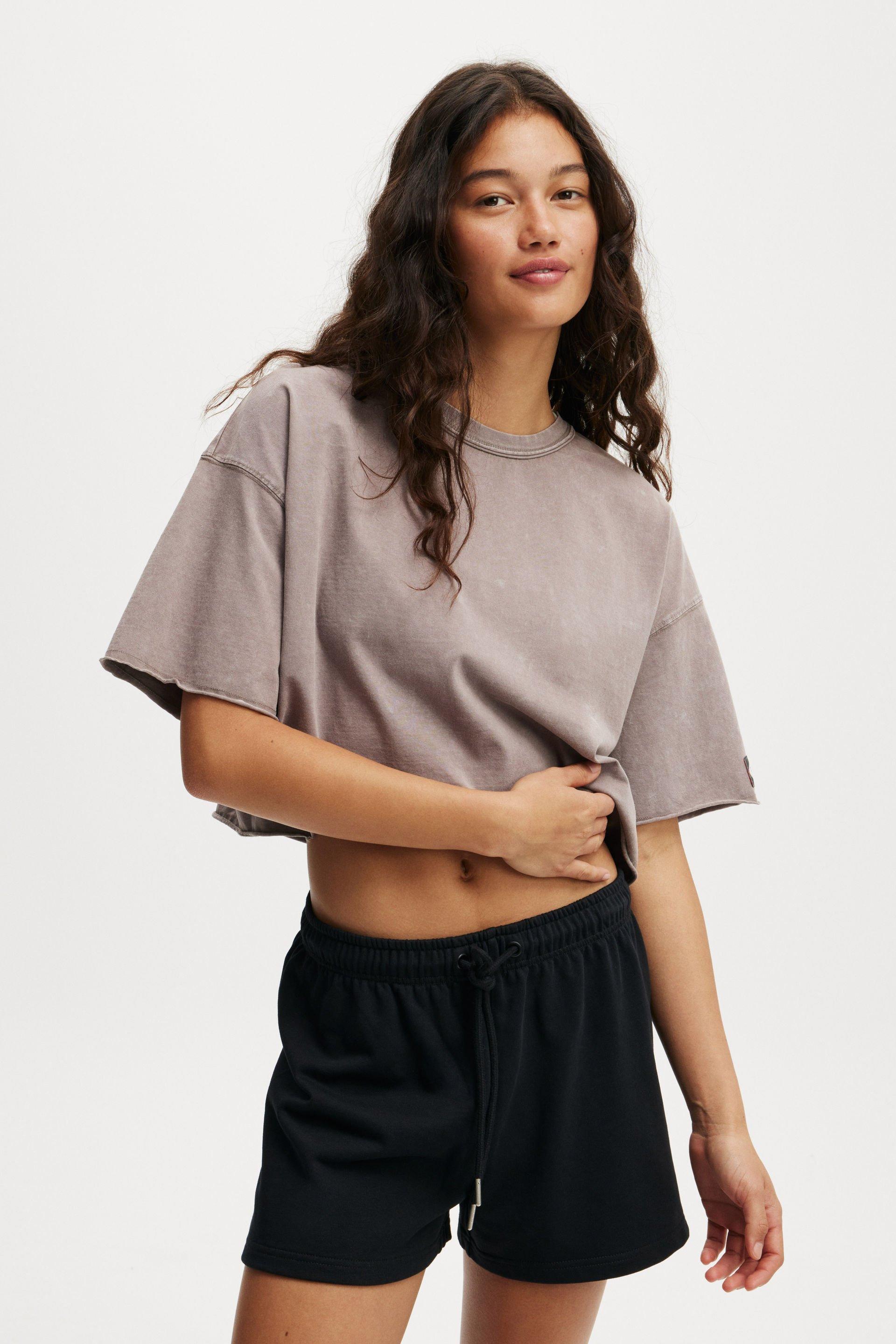 Active Relaxed Cropped Tshirt Product Image