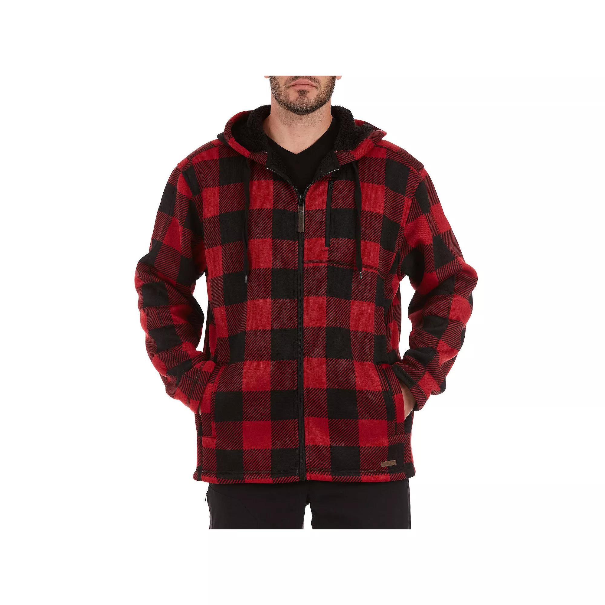 Big & Tall Smith's Workwear Sherpa-Lined Fleece Jacket, Men's,  Product Image