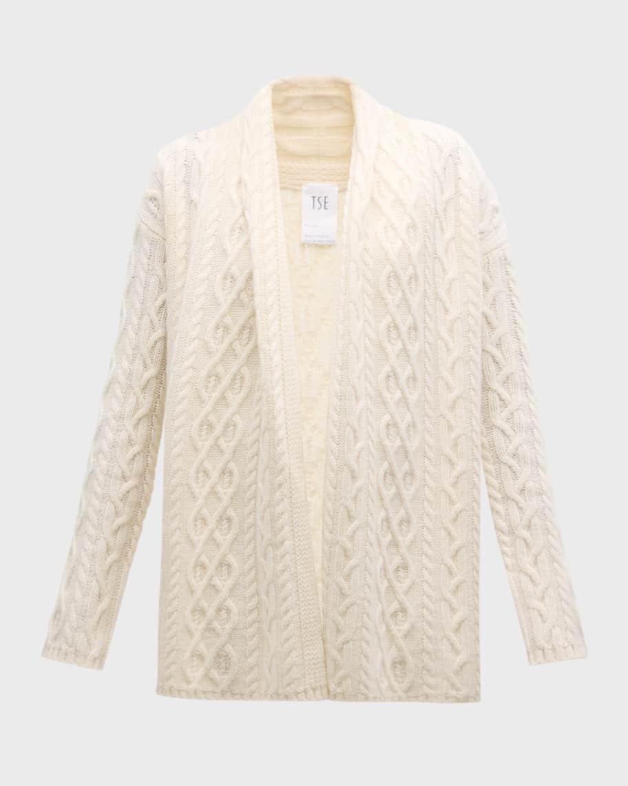 Cashmere Cable-Knit Cardigan Product Image