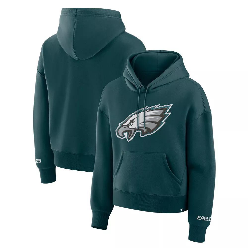 Women's Fanatics Green Philadelphia Eagles Legacy Fleece Pullover Hoodie, Size: XL Product Image