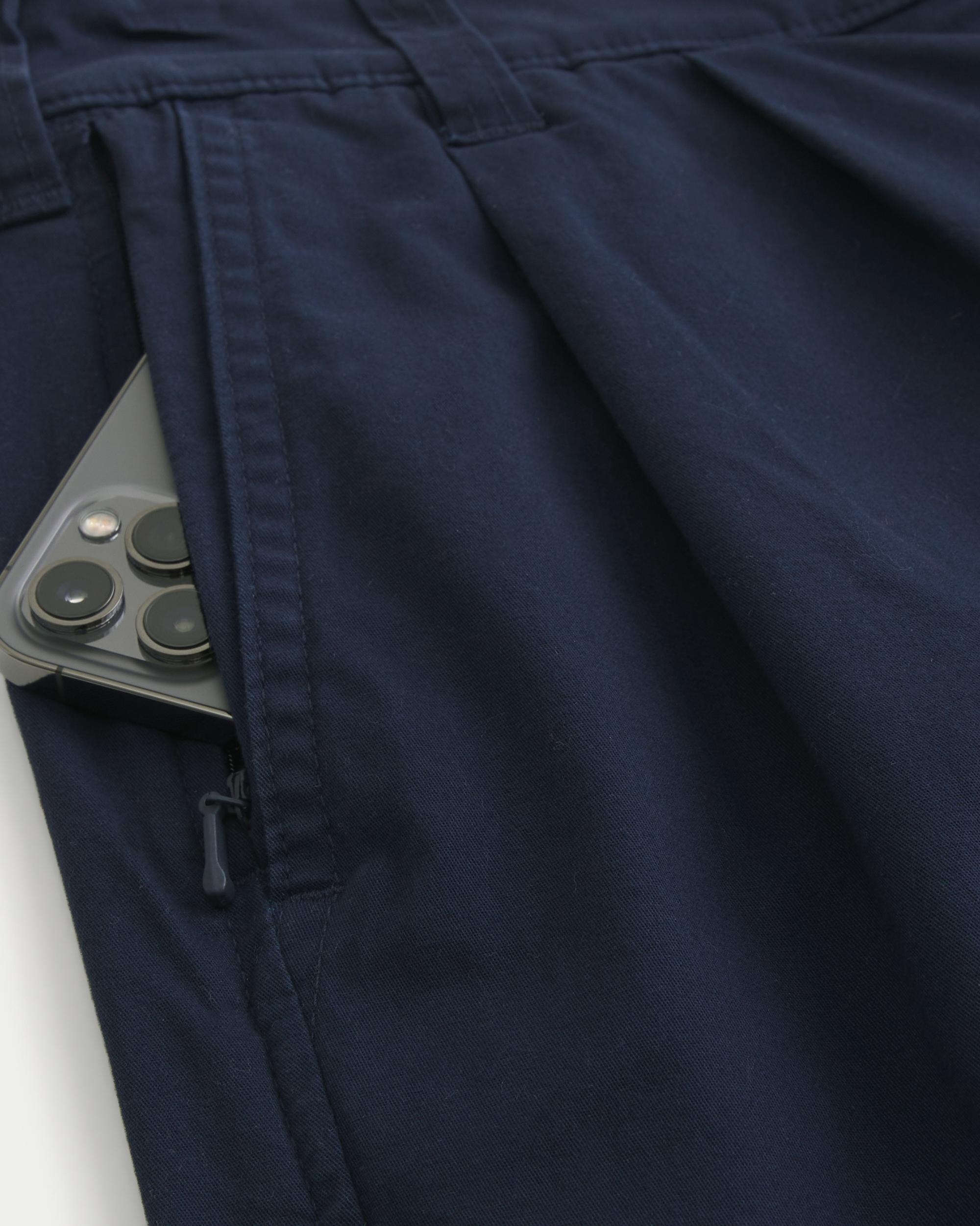 At-the-Knee Baggy Bermuda Shorts Product Image