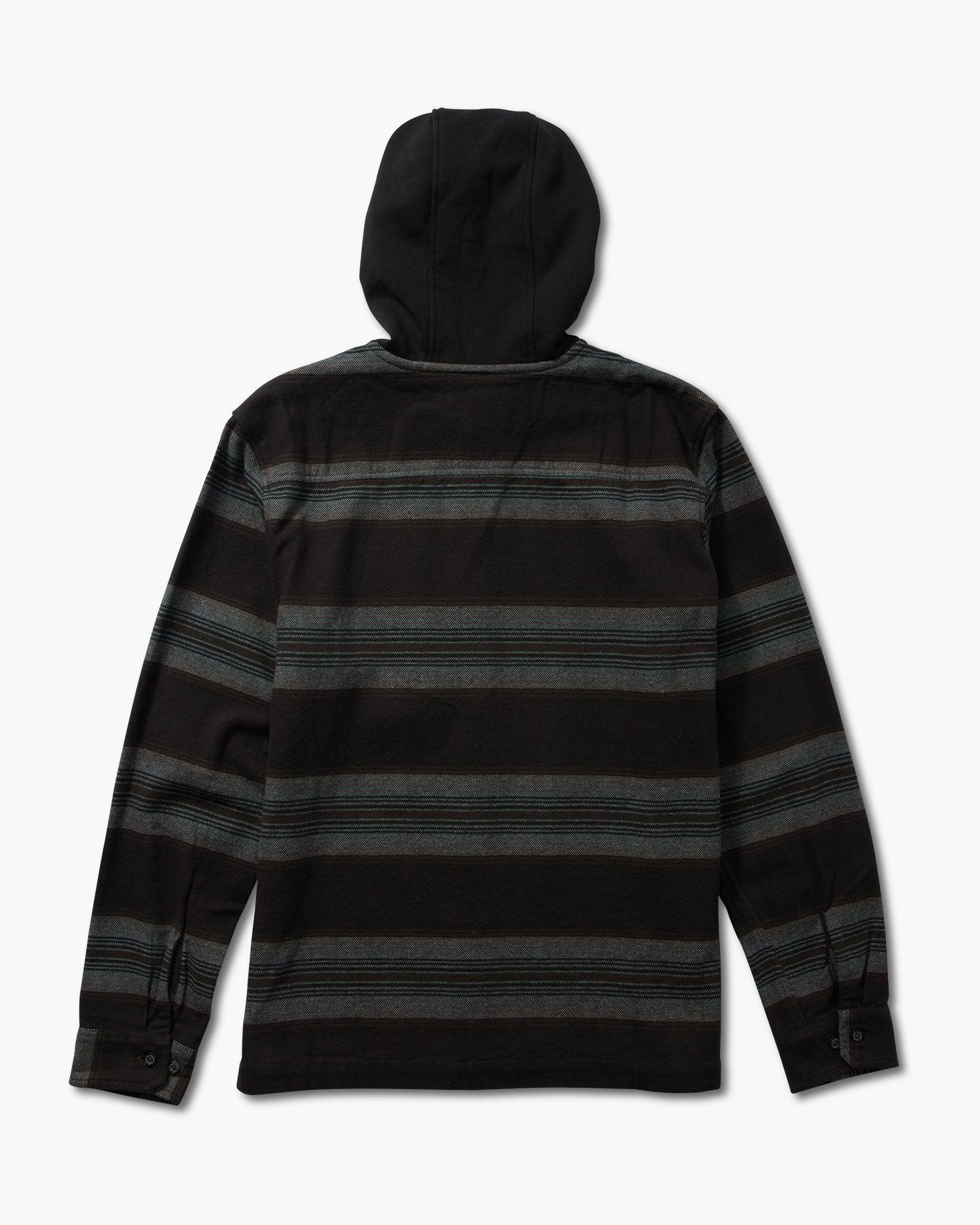 Outback Flannel Hoodie - Coal Male Product Image