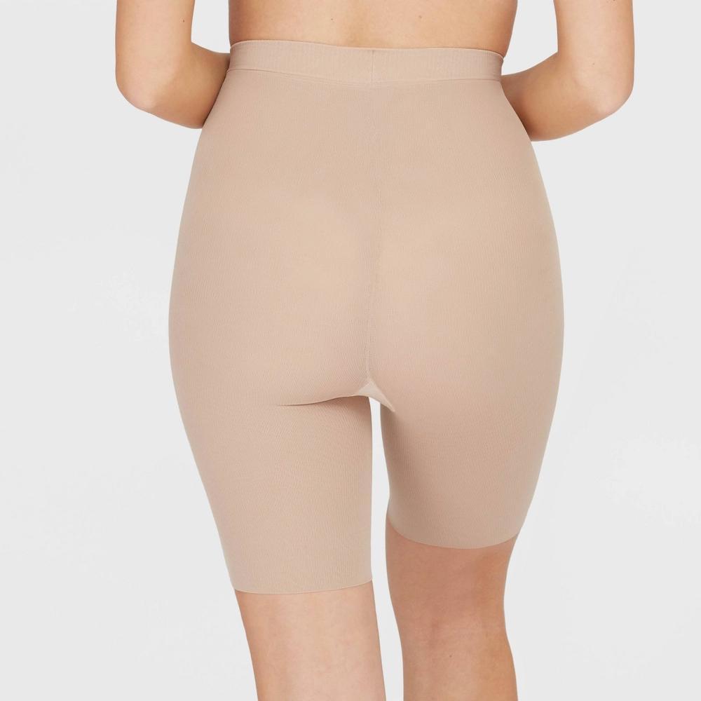 ASSETS by SPANX Womens Mid-Thigh Shaper - Tan 2 Product Image