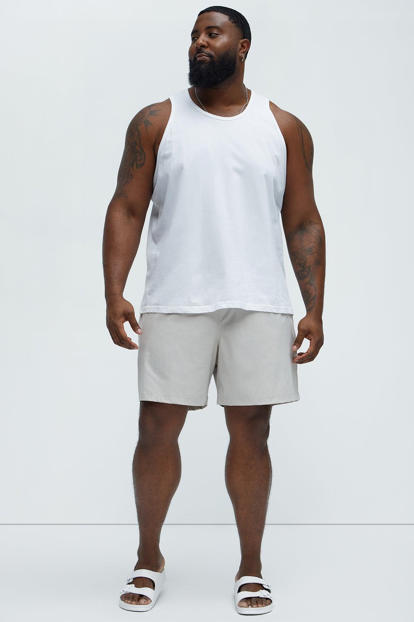 Montez Stretch Swim Trunk Classic - Stone Product Image