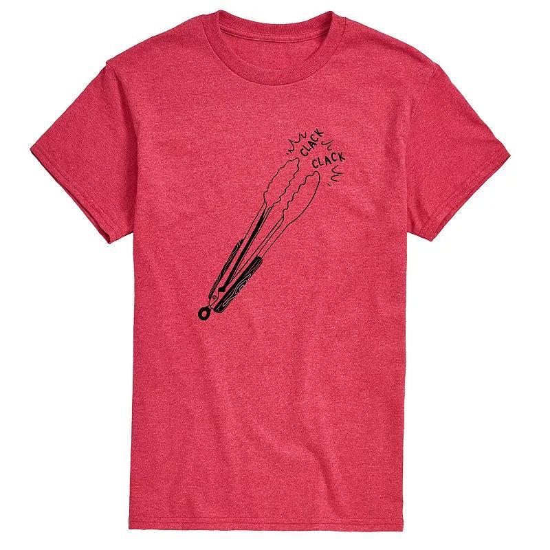 Men's Golf Ball on Tee Graphic Tee, Size: Large, Red Product Image