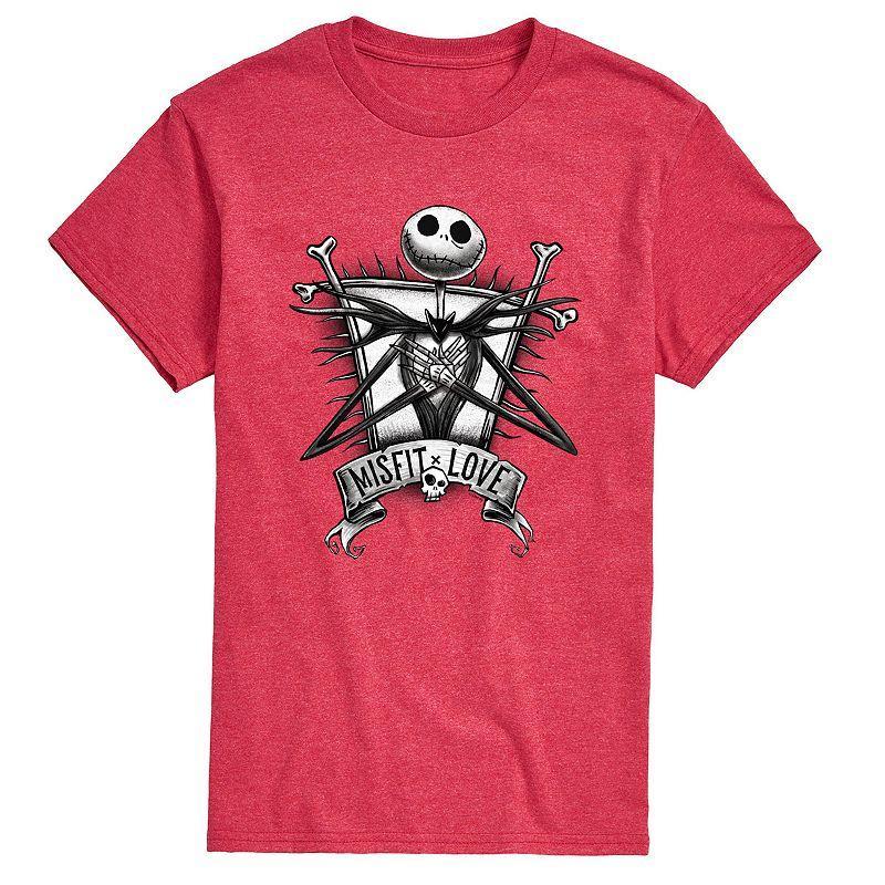 Disney's Nightmare Before Christmas Jack Men's Graphic Tee, Size: Small, Red Product Image