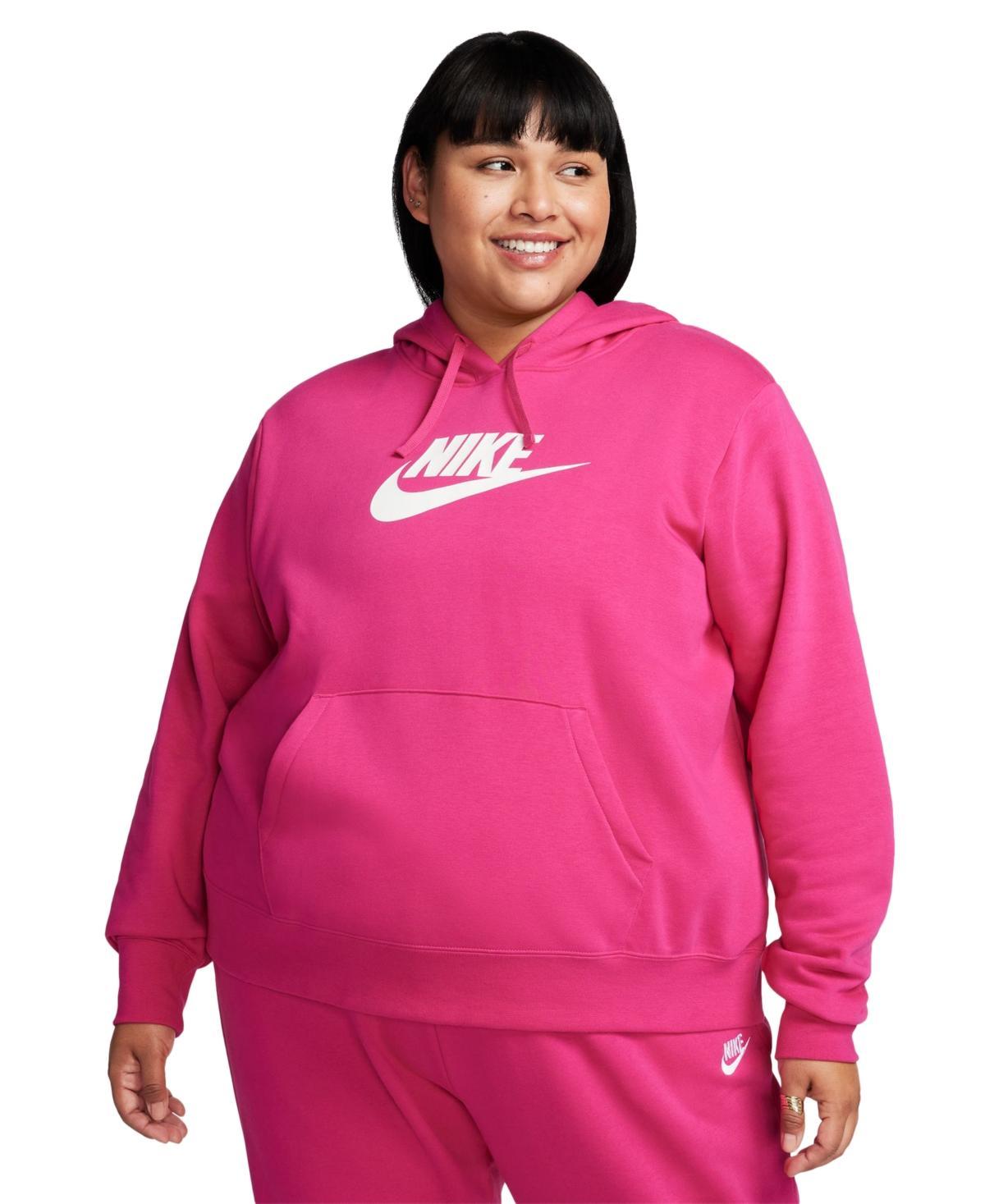 Womens Nike Sportswear Club Fleece Pullover Hoodie (Plus Size) Product Image