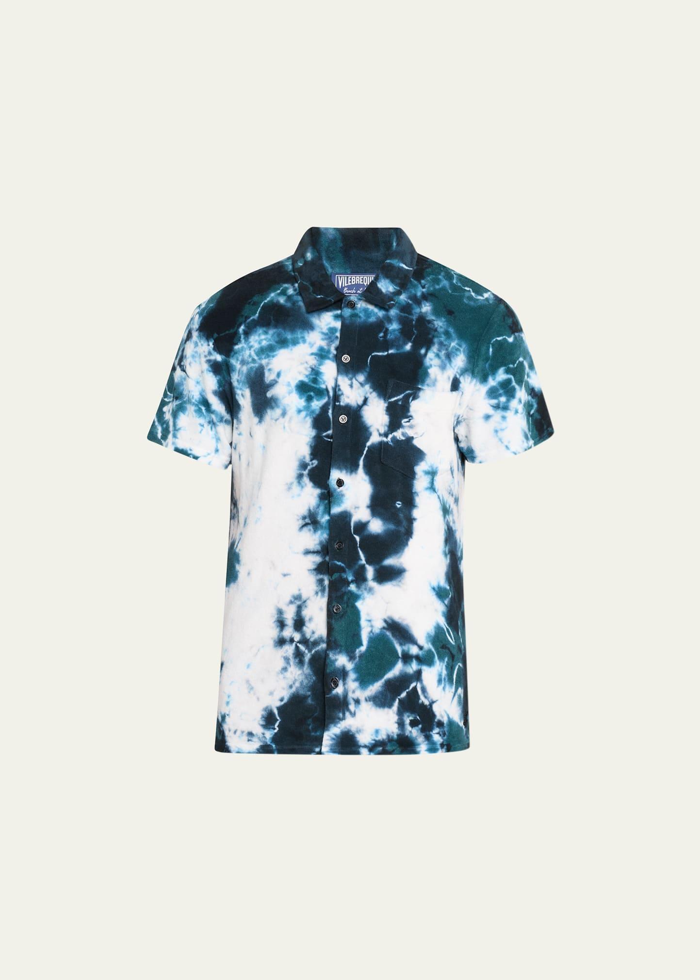 Mens Charli Abstract Button-Front Shirt Product Image