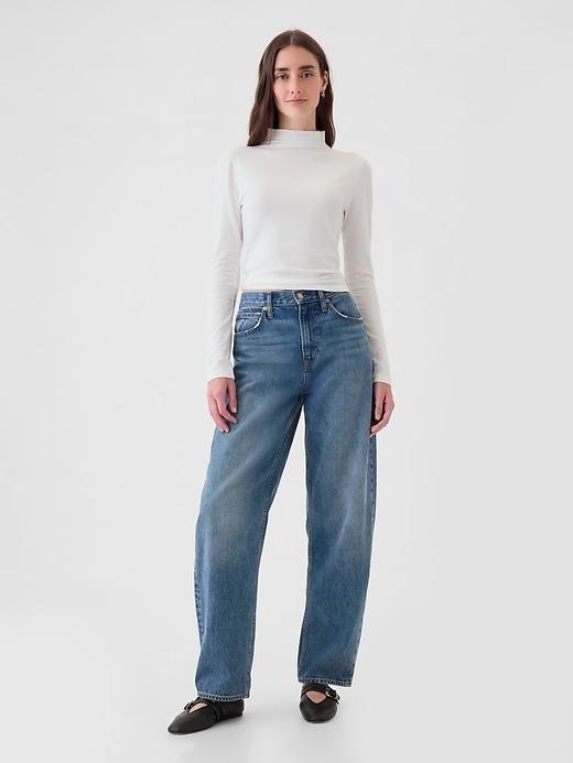 Featherweight Cropped Turtleneck Product Image